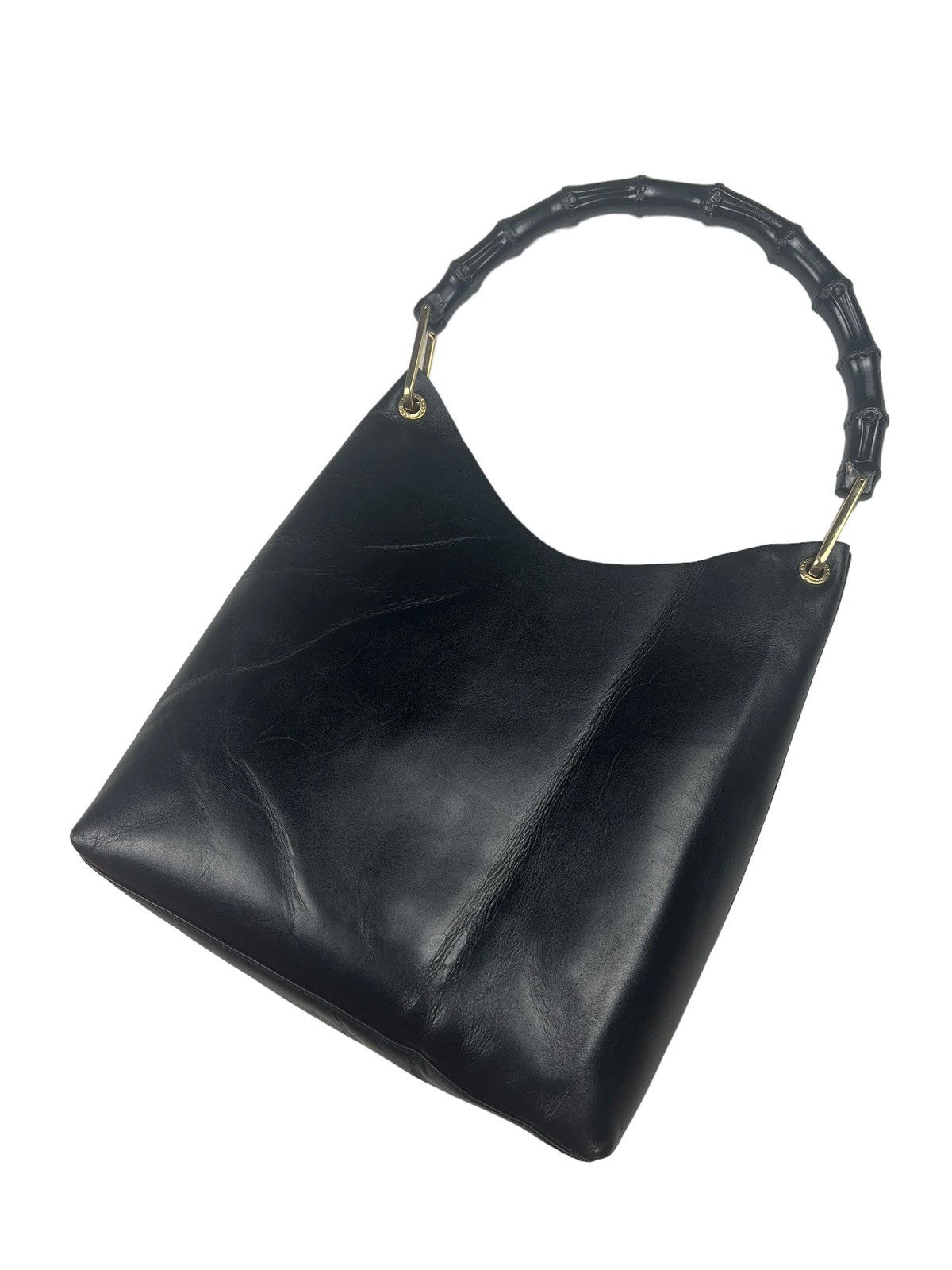 Gucci Vintage Gucci Bamboo Top Handle Leather Bag Size ONE SIZE - 20 Thumbnail