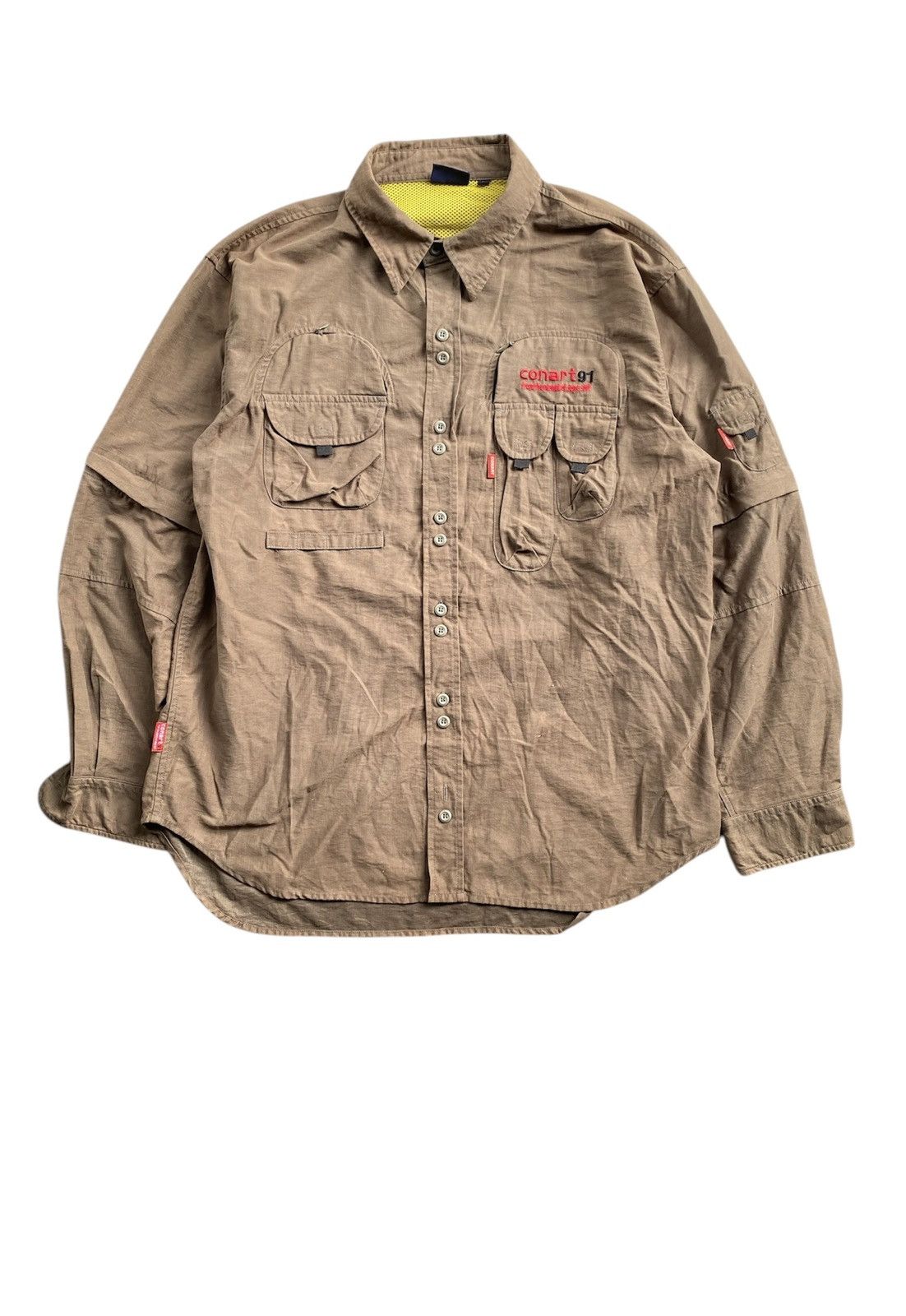 General Research × JNCO 1990s CONART utility multi pocket cargos jacket Size US L / EU 52-54 / 3 - 1 Thumbnail