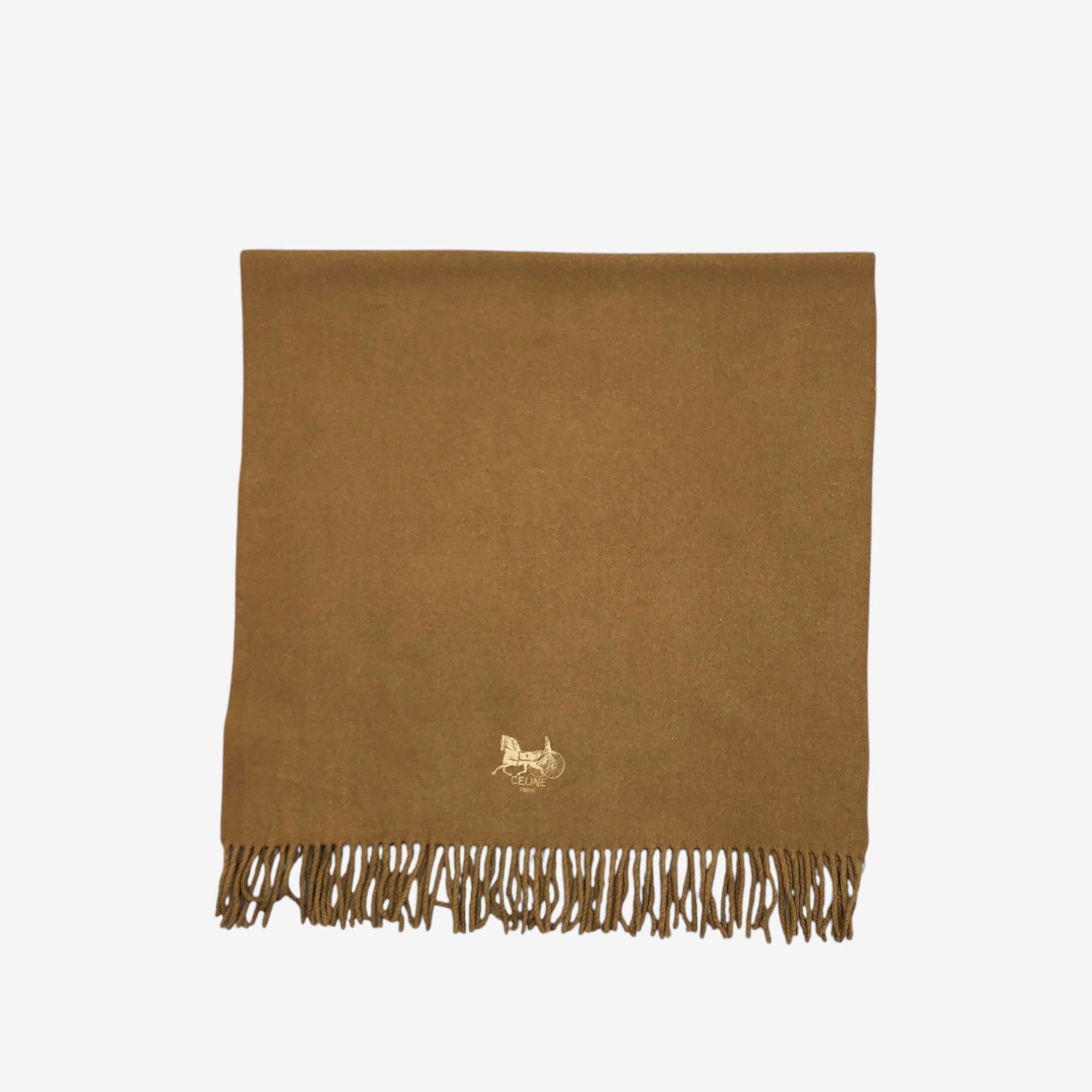 Celine Vintage Celine Scarf Muffler Wool Shawls Babushka Scarves Size ONE SIZE - 3 Thumbnail