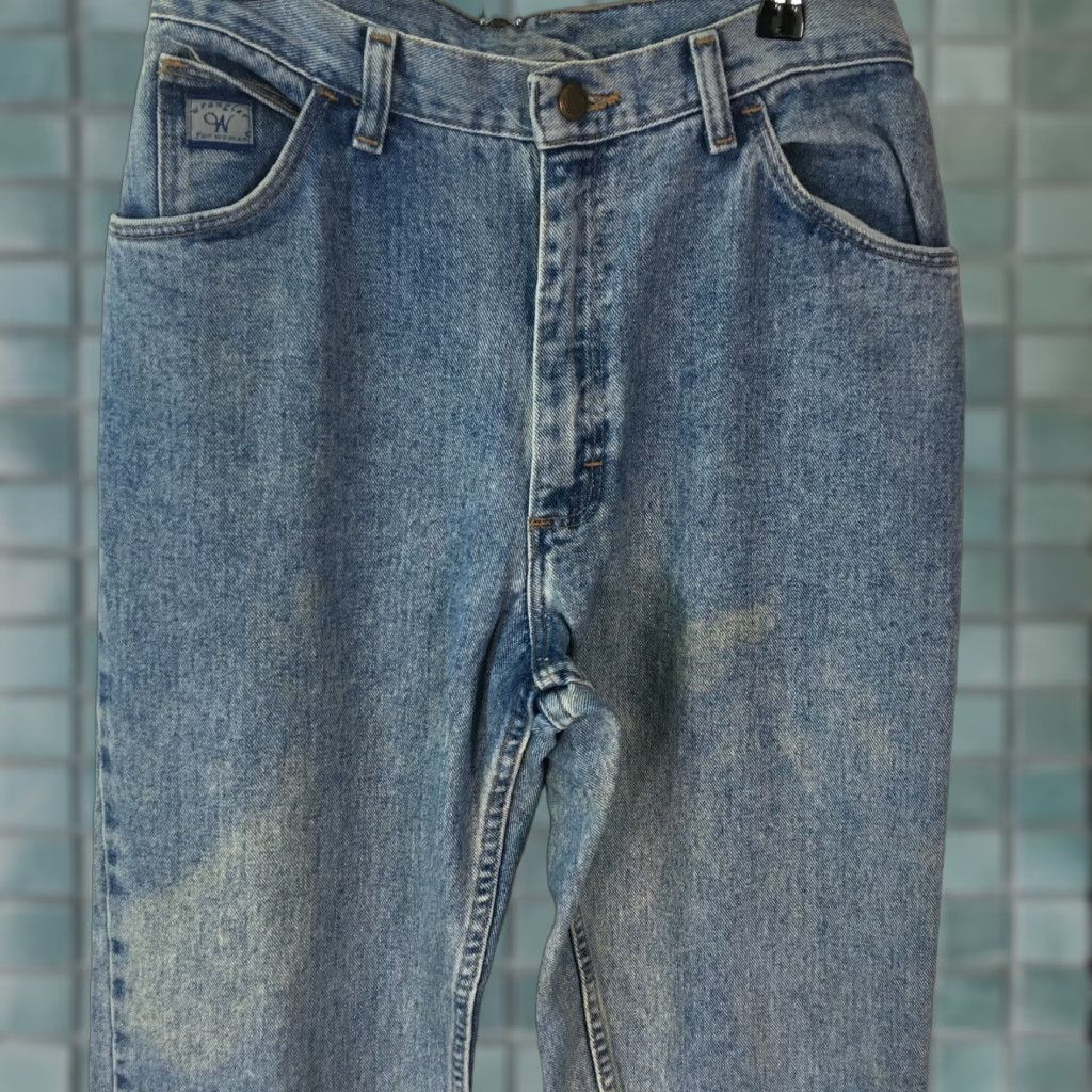 Wrangler Wrangler Womens Jeans Causual Regular Insulated Denim Blue Size 10X34 28X34 Size 32" / US 10 / IT 46 - 1 Thumbnail