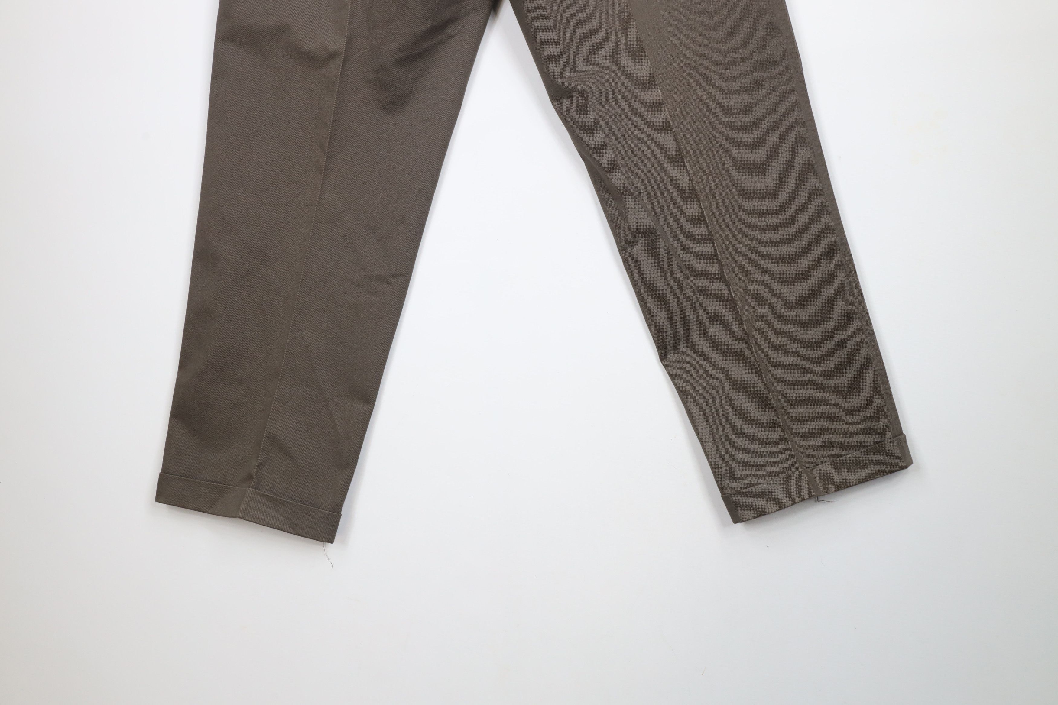 Vintage Vintage 90s Streetwear Pleated Cuffed Chino Pants Cotton Size US 34 / EU 50 - 15 Thumbnail