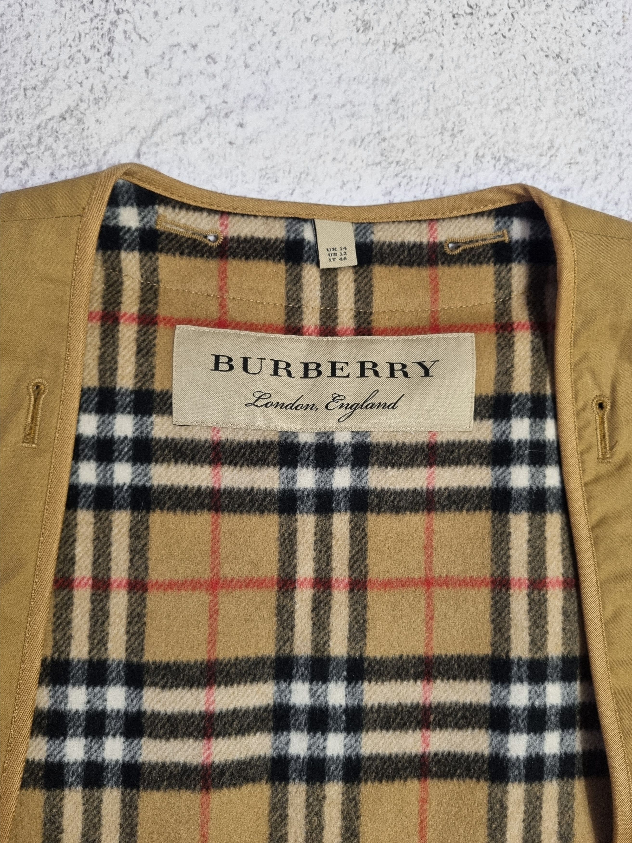 Burberry Burberry Check Wool And Cashmere Warmer Trench Coat Vest Size XL / US 12-14 / IT 48-50 - 6 Thumbnail