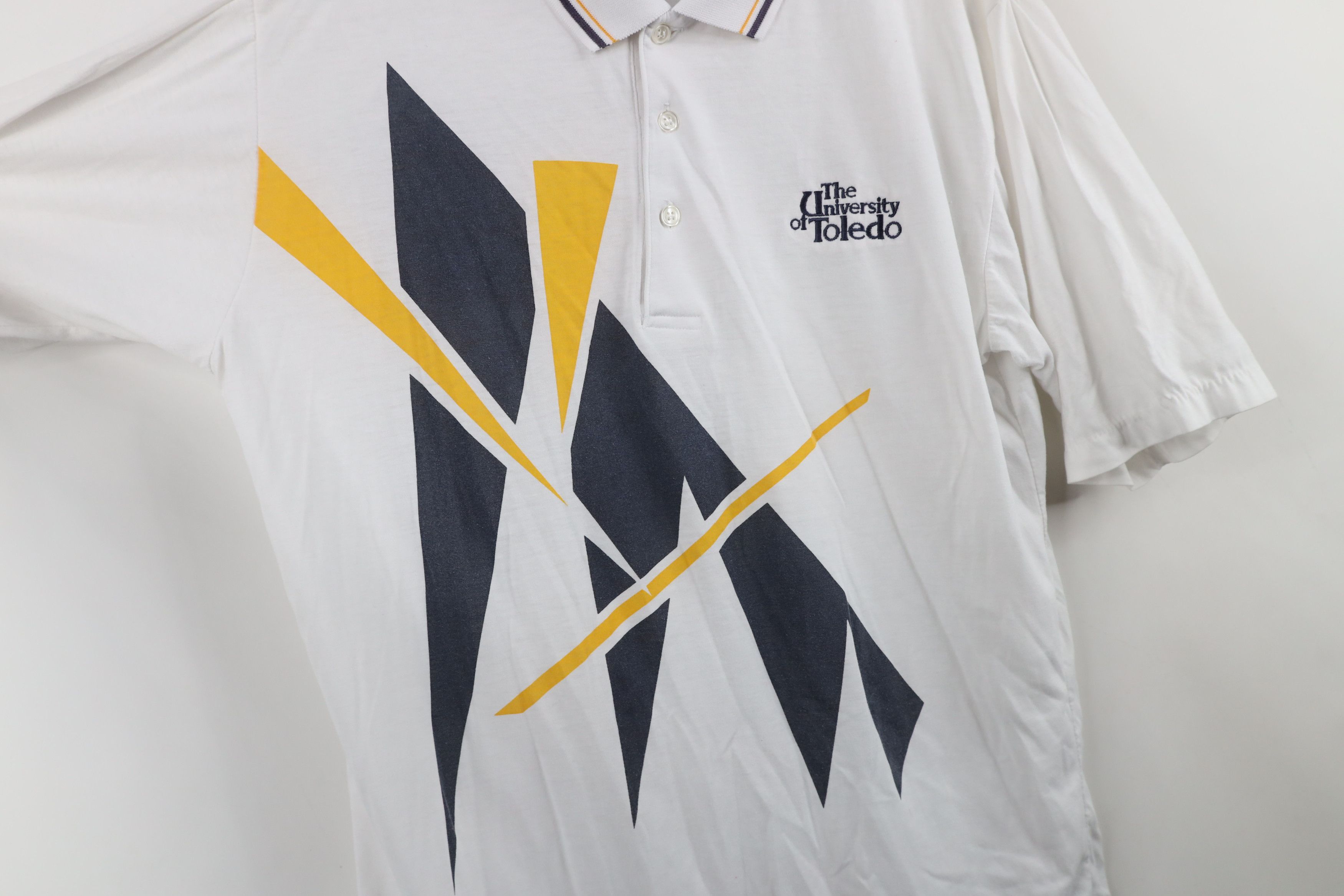 Vintage Vintage 90s Spell University of Toledo Collared Polo Shirt Size US M / EU 48-50 / 2 - 6 Thumbnail