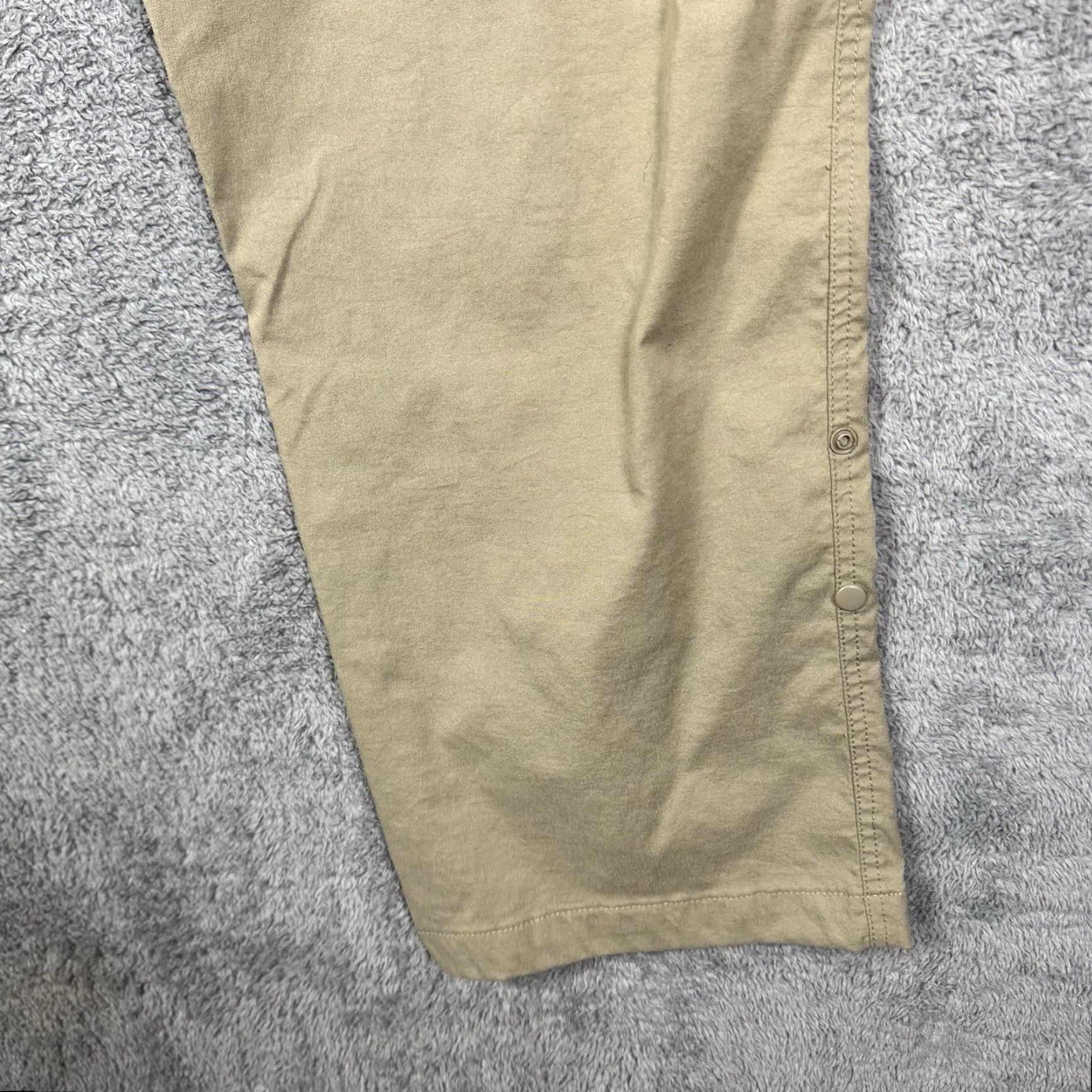 Prana VINTAGE Prana Pants Mens L Belted Hike Climbing Cargo Y2K Roll Tab Legs Gorpcore Pants Mens L Beige Nylon Lycra Cargo Pocket 90s Mens Size US 33 - 2 Thumbnail