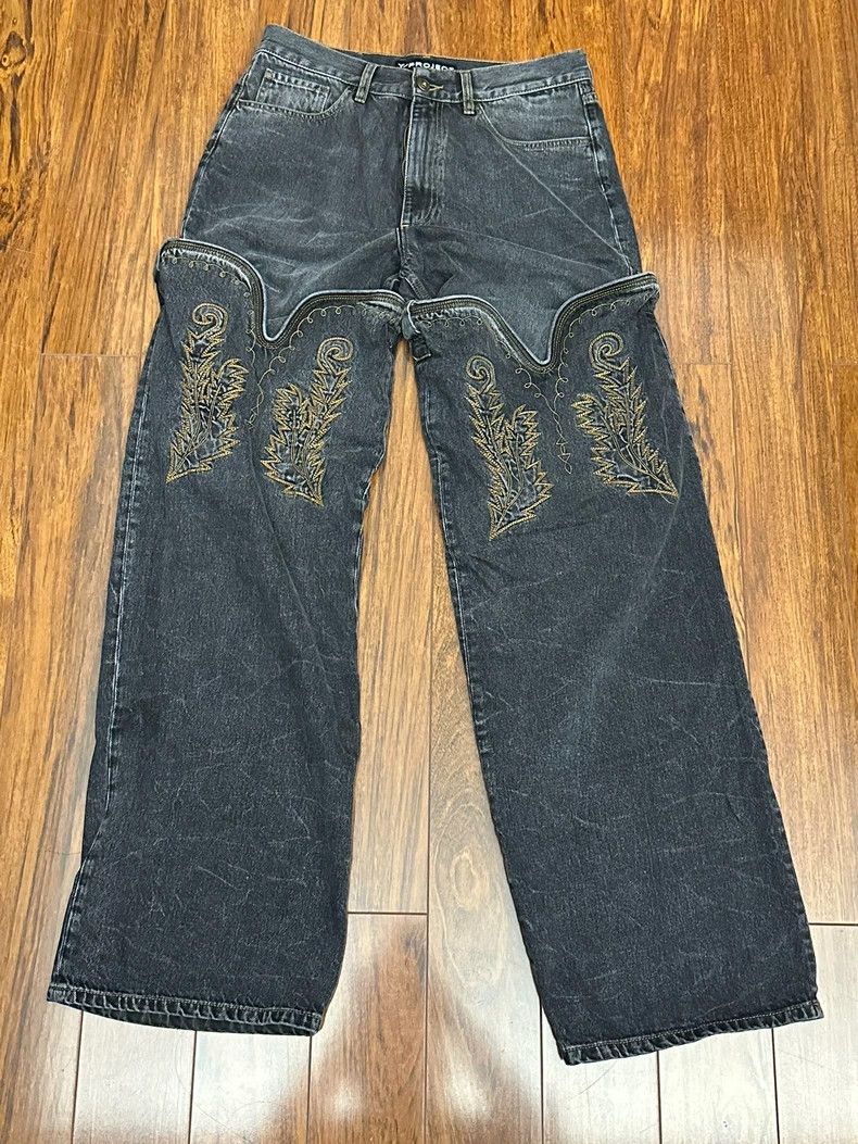 Y/Project Y Project Cowboy Cuff Jeans - dmc Size US 26 / EU 42 - 1 Thumbnail