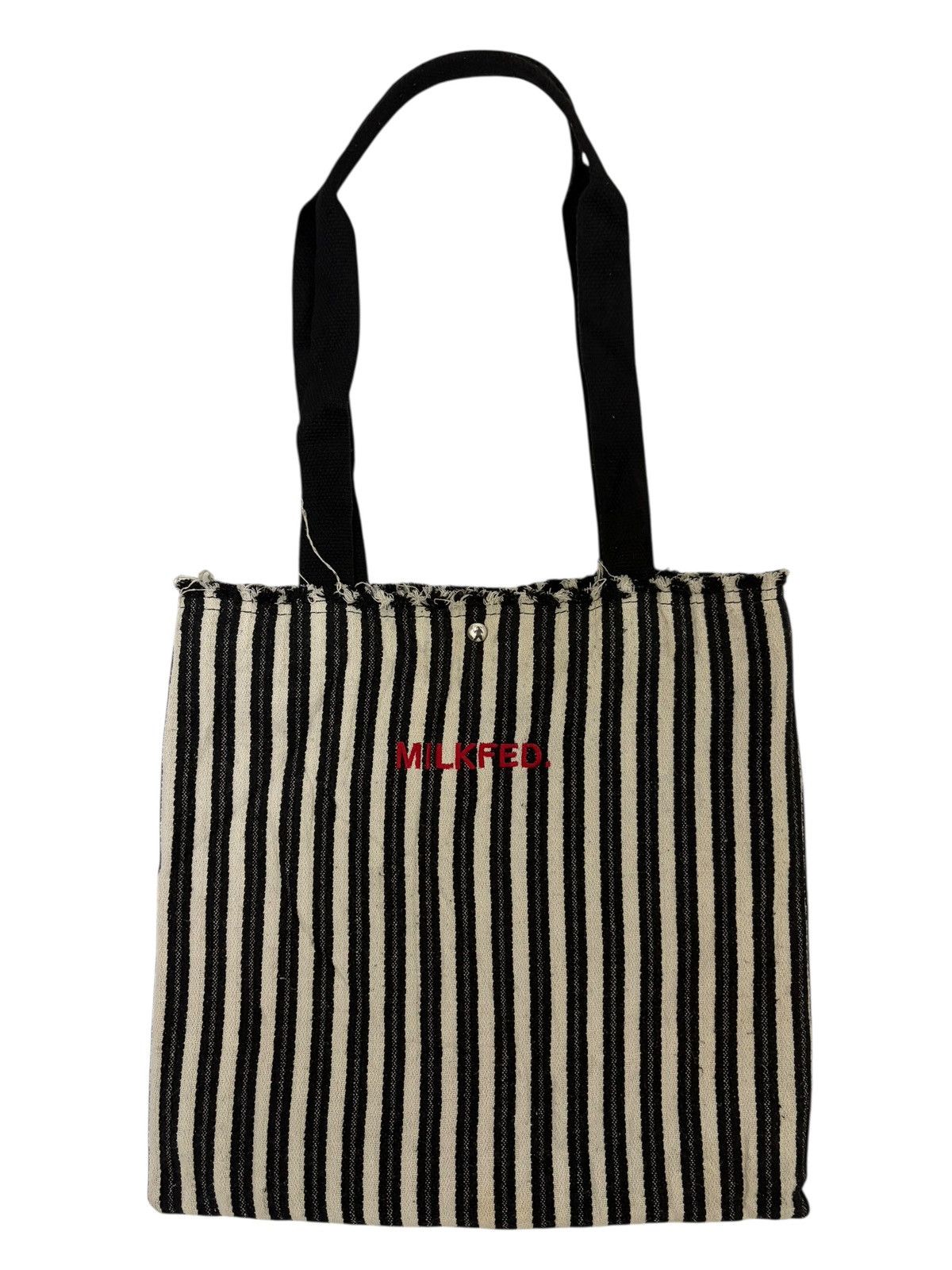 Japanese Brand MILKFED SOFIA COPPOLA VERTICAL STRIPED RED EMBROIDERED LOGO Size ONE SIZE - 1 Thumbnail