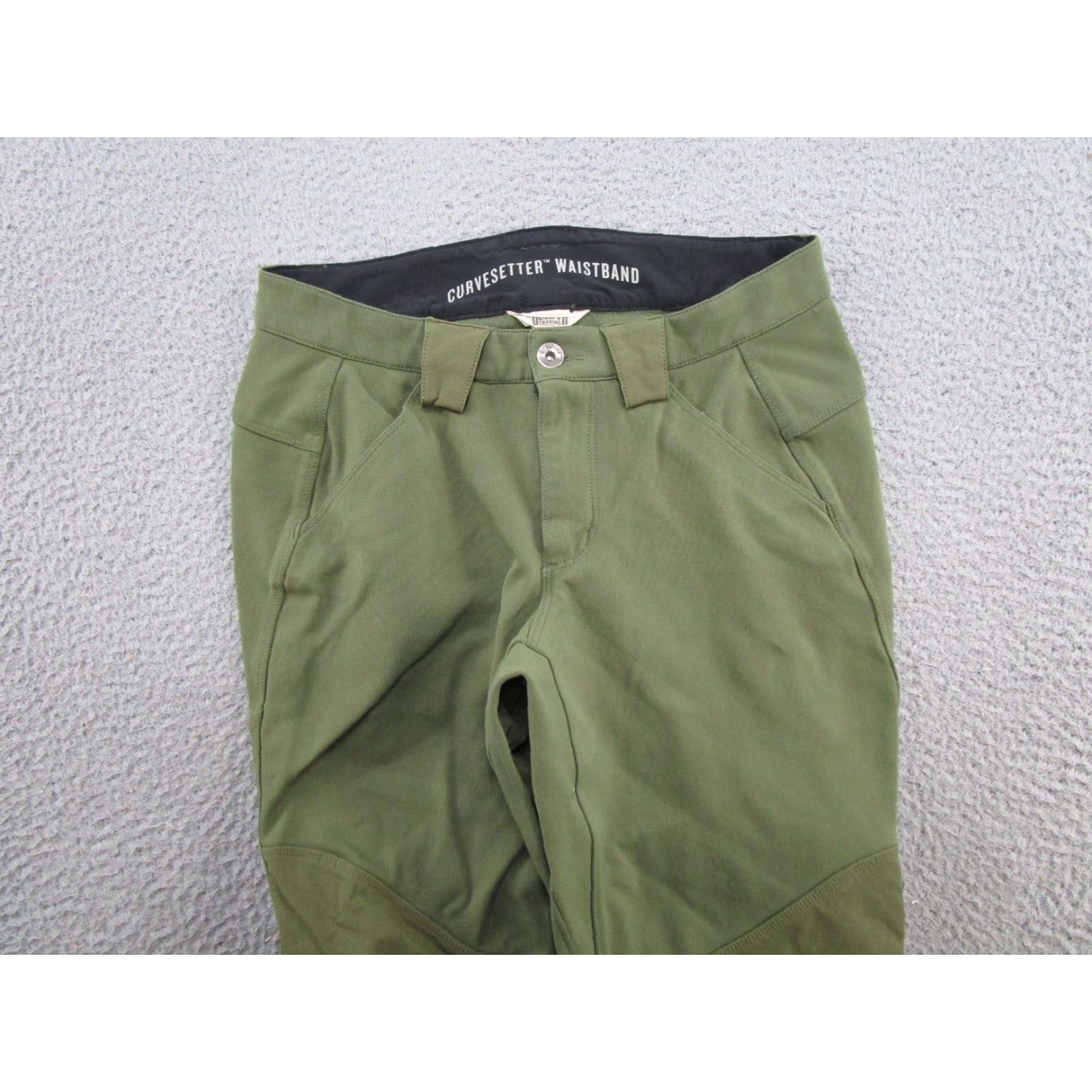 Olive Duluth Womens Hardcore Tech Skinny Leg Work Pants Size 6 Olive Green 75801 Shirt Pants Womens Skinny Brand: Duluth? Size 28" / US 6 / IT 42 - 3 Thumbnail