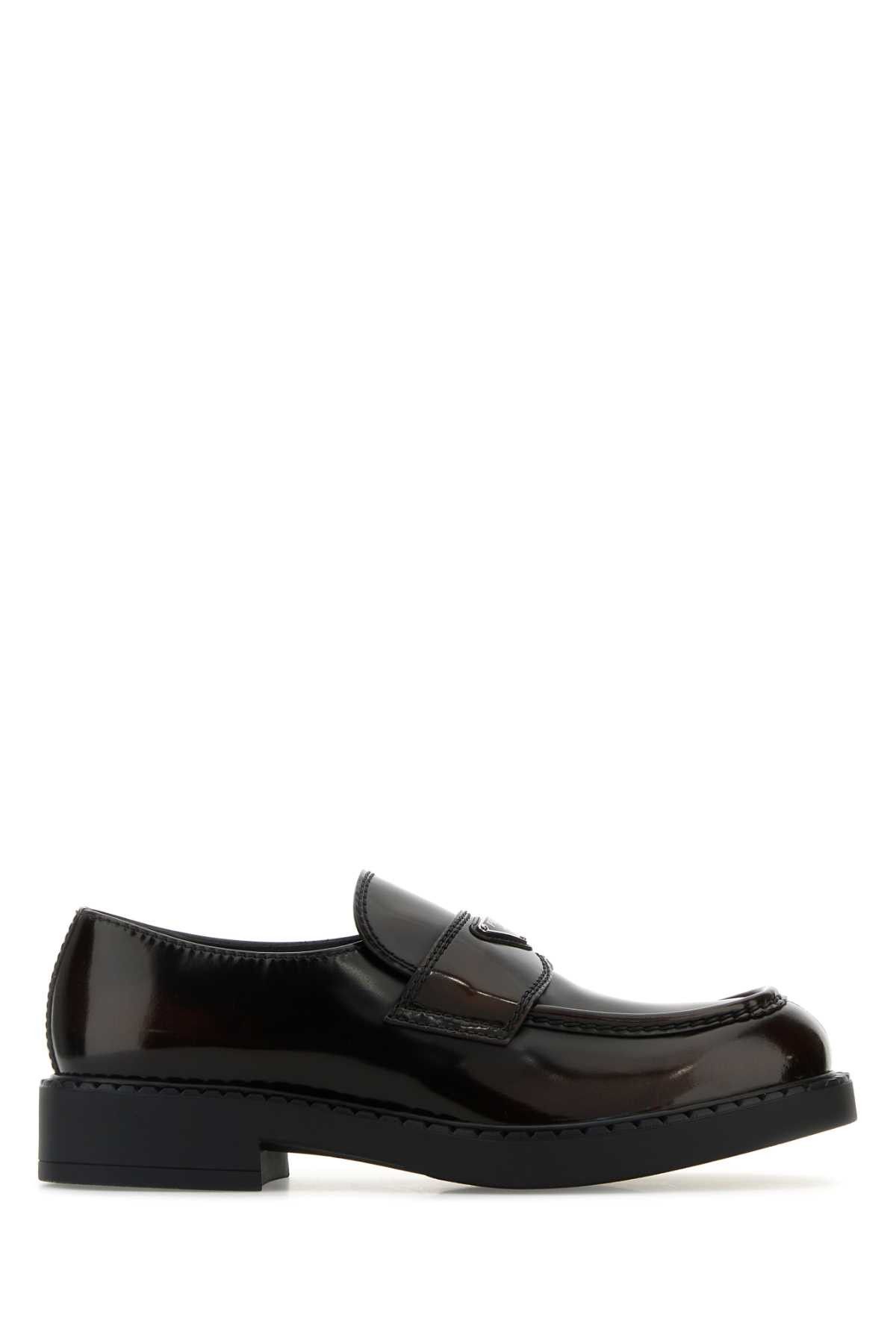 Dark Brown Leather Chocolate Loafers