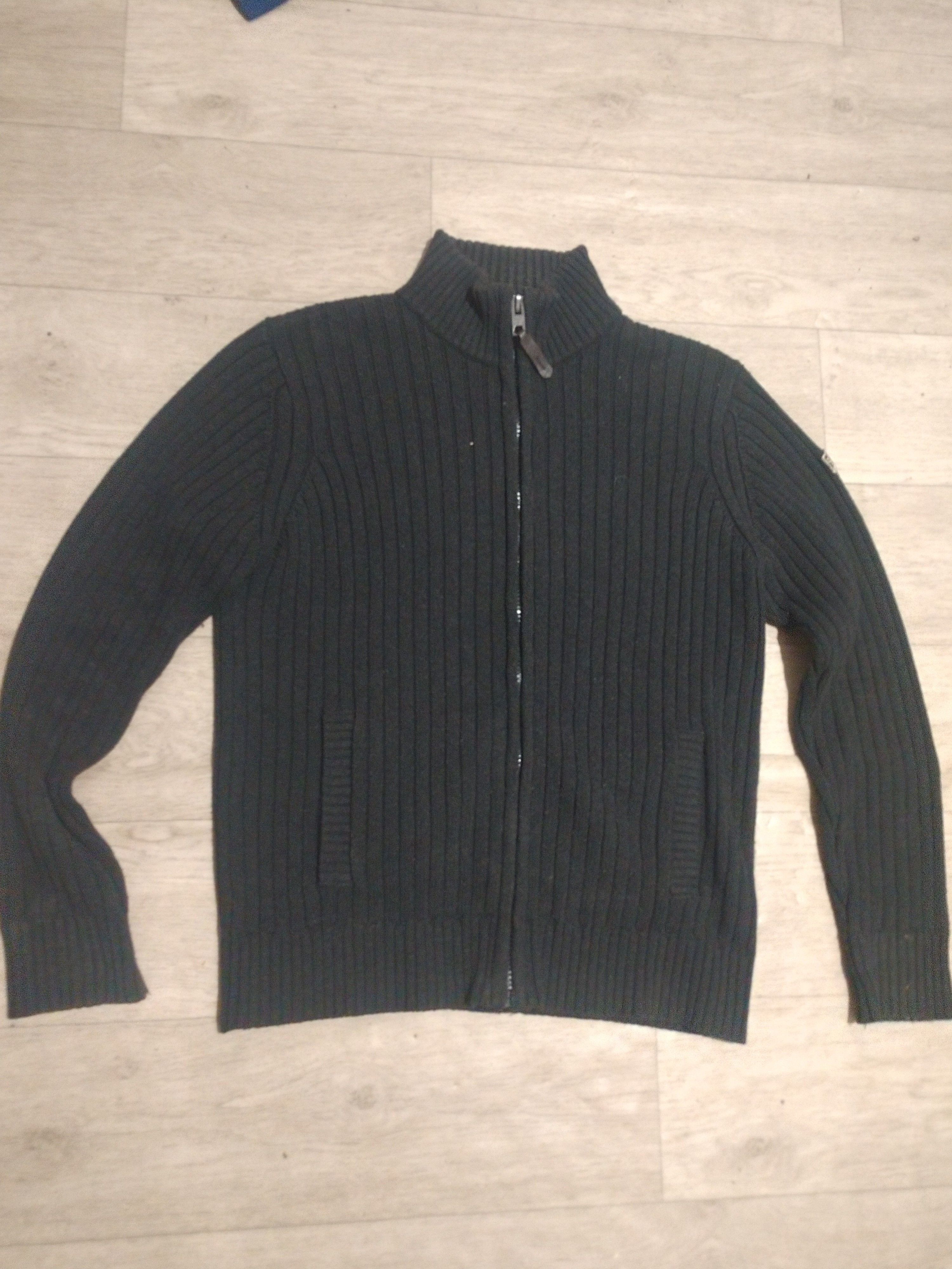 Schott Vintage 90s Schott Zip Sweater, L Size US M / EU 48-50 / 2 - 1 Thumbnail