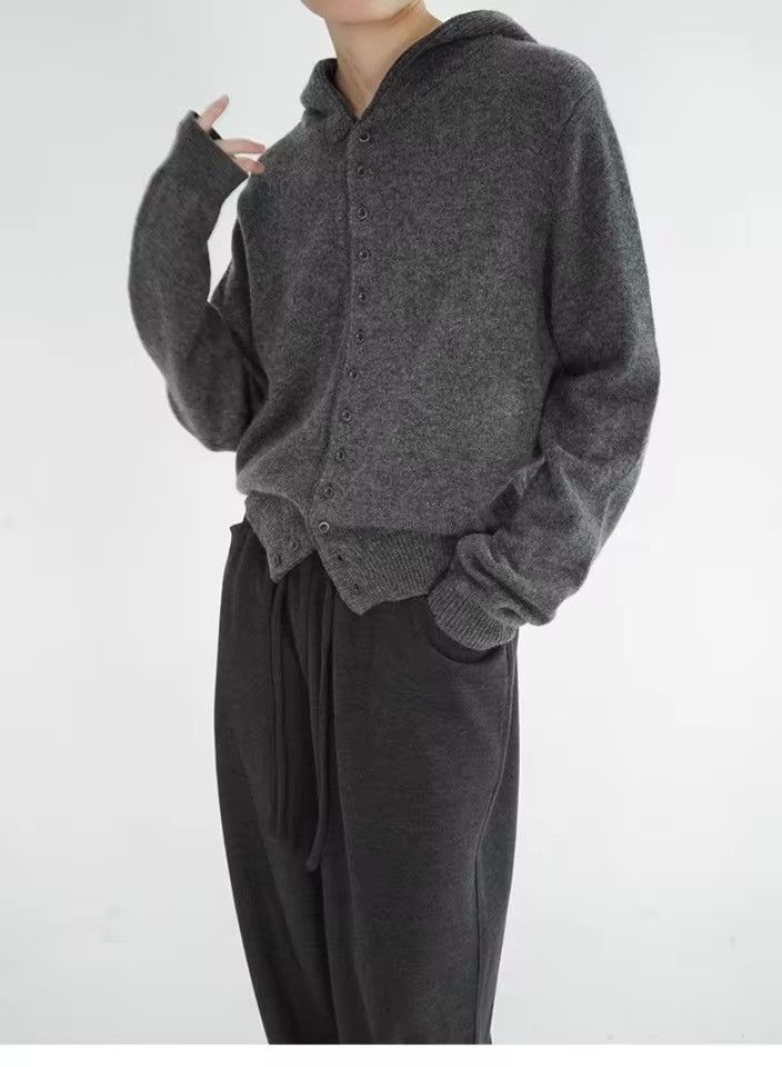 Other 100% Cashmere Winter Autumn Gray Casual Cardigan Sweater Size S / US 4 / IT 40 - 3 Thumbnail