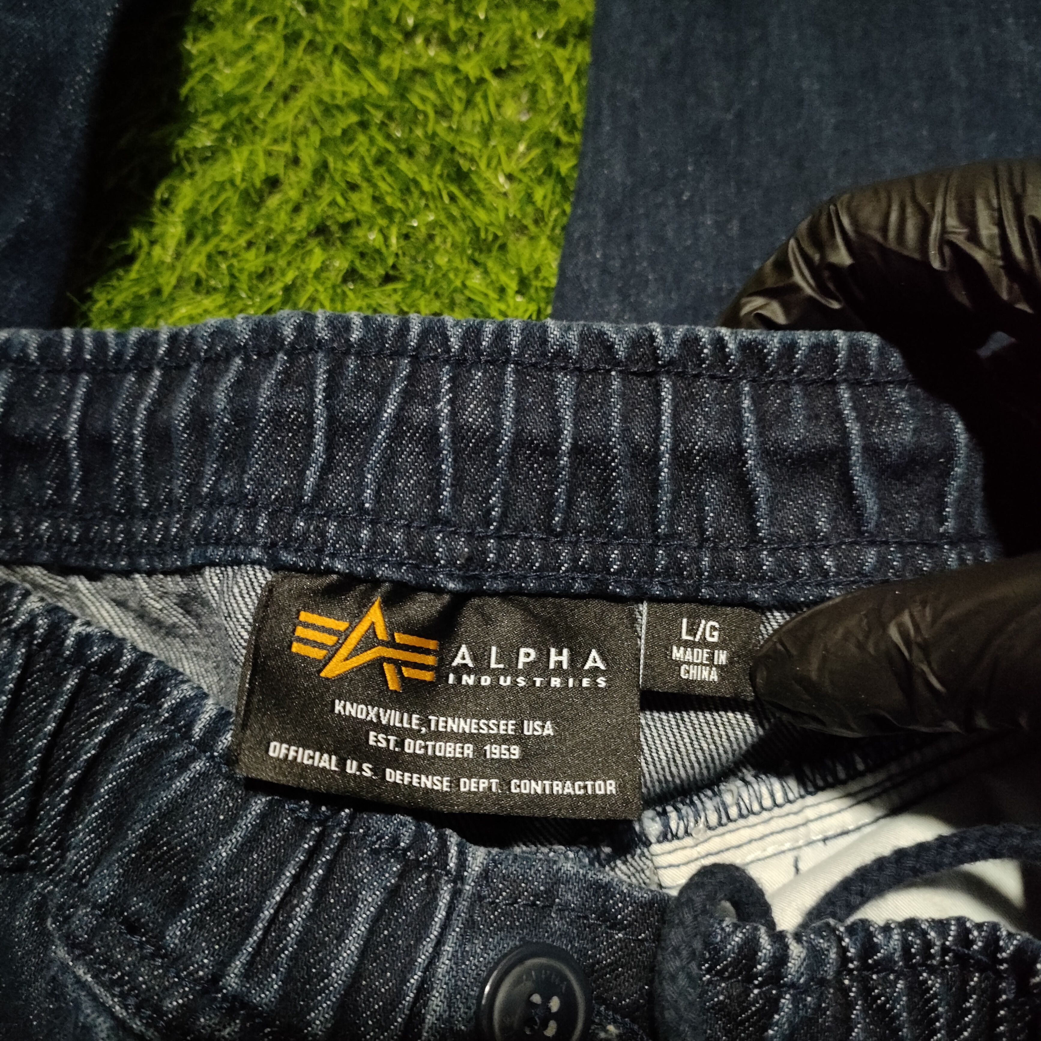 Alpha Industries Alpha Industries Denim SweatPants Size US 36 / EU 52 - 6 Thumbnail