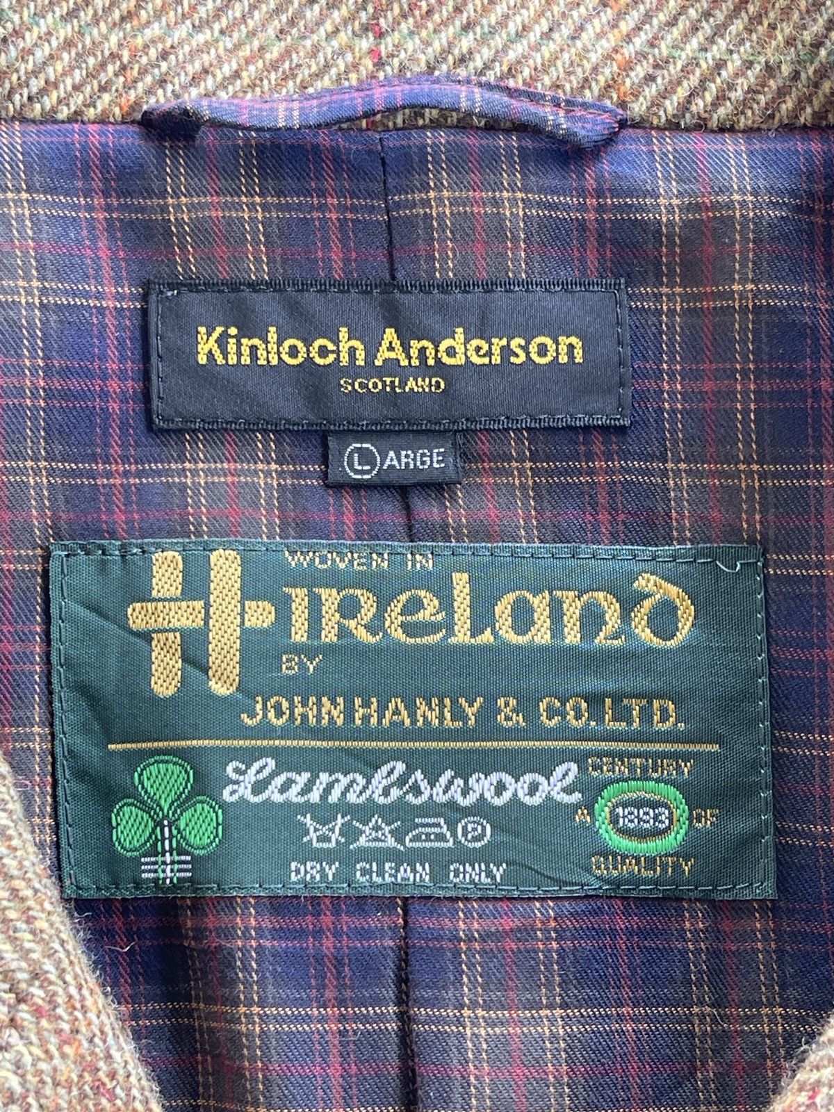 Vintage Kinloch Anderson Lambswool Safari Jacket Size US L / EU 52-54 / 3 - 7 Thumbnail