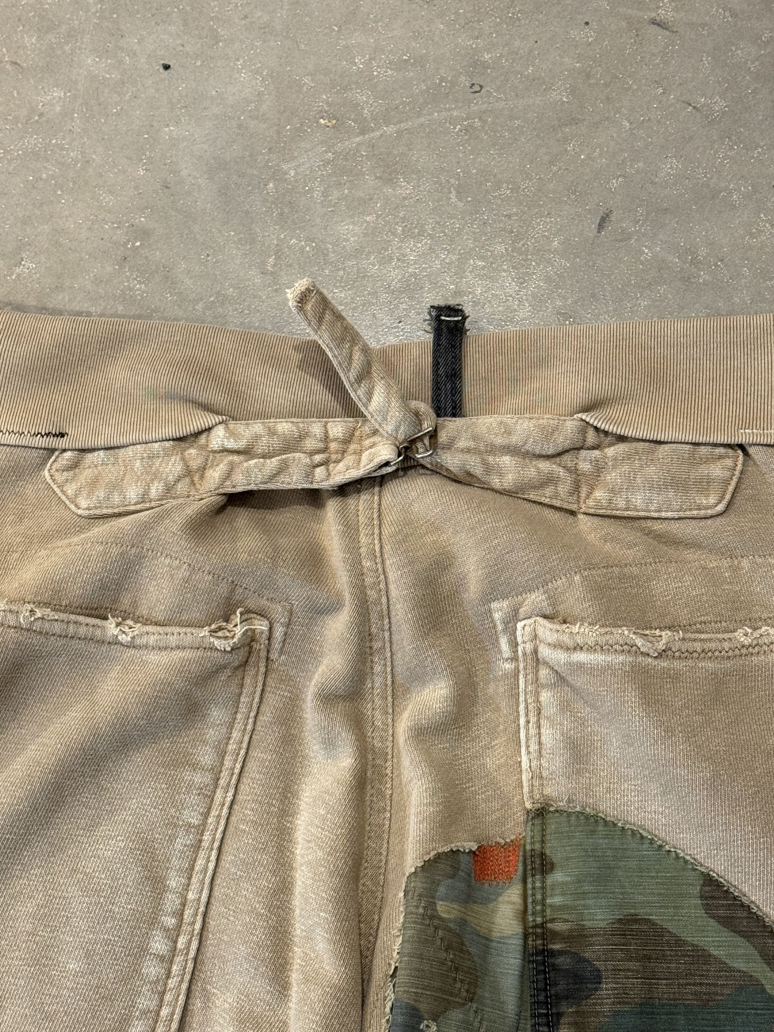 Kapital Kountry Kapital Beige Patchwork Sweatpants Size US 31 - 4 Thumbnail