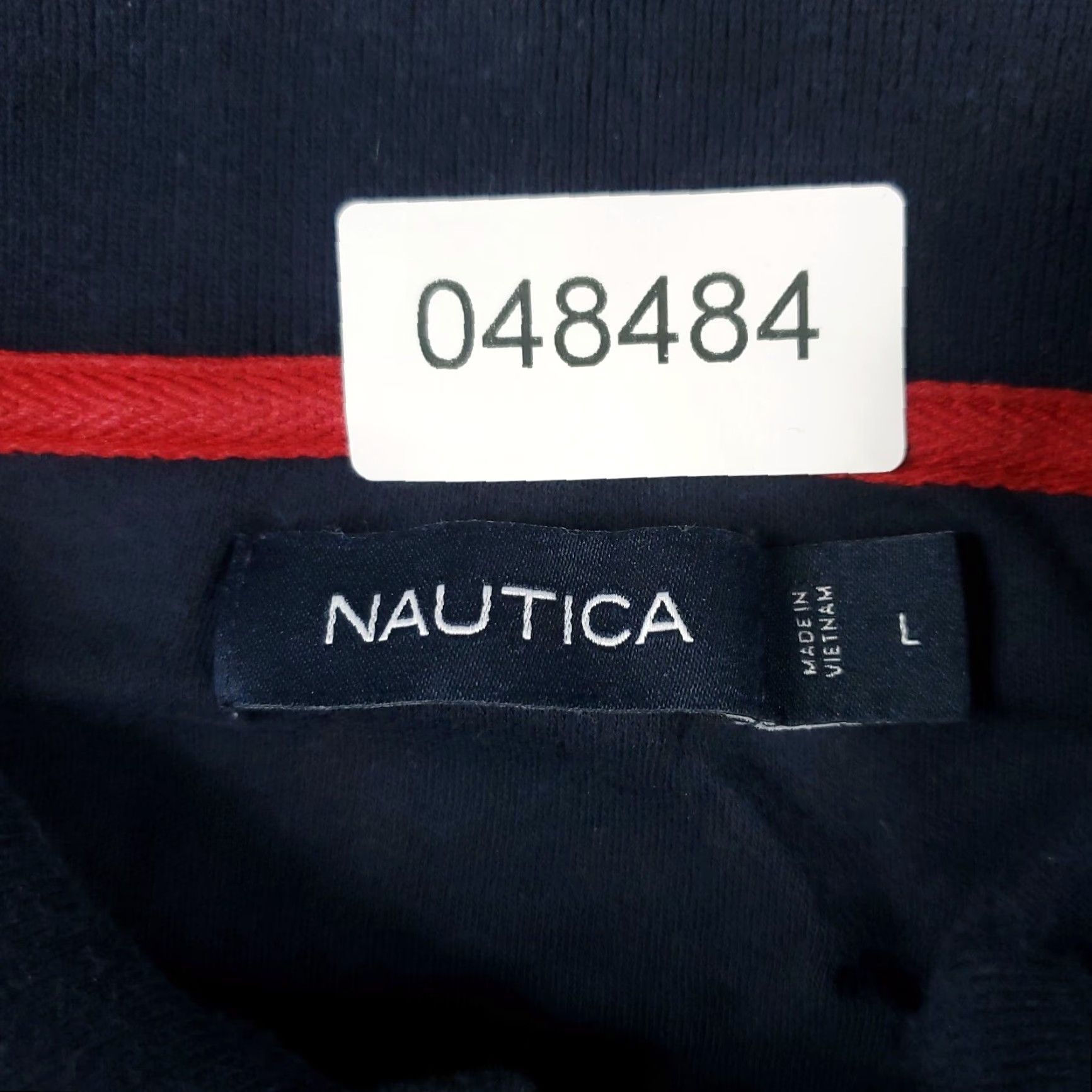 Nautica Nautica Polo Shirt Adult Large Blue Solid Short Sleeve Casual Mens Size US L / EU 52-54 / 3 - 6 Thumbnail