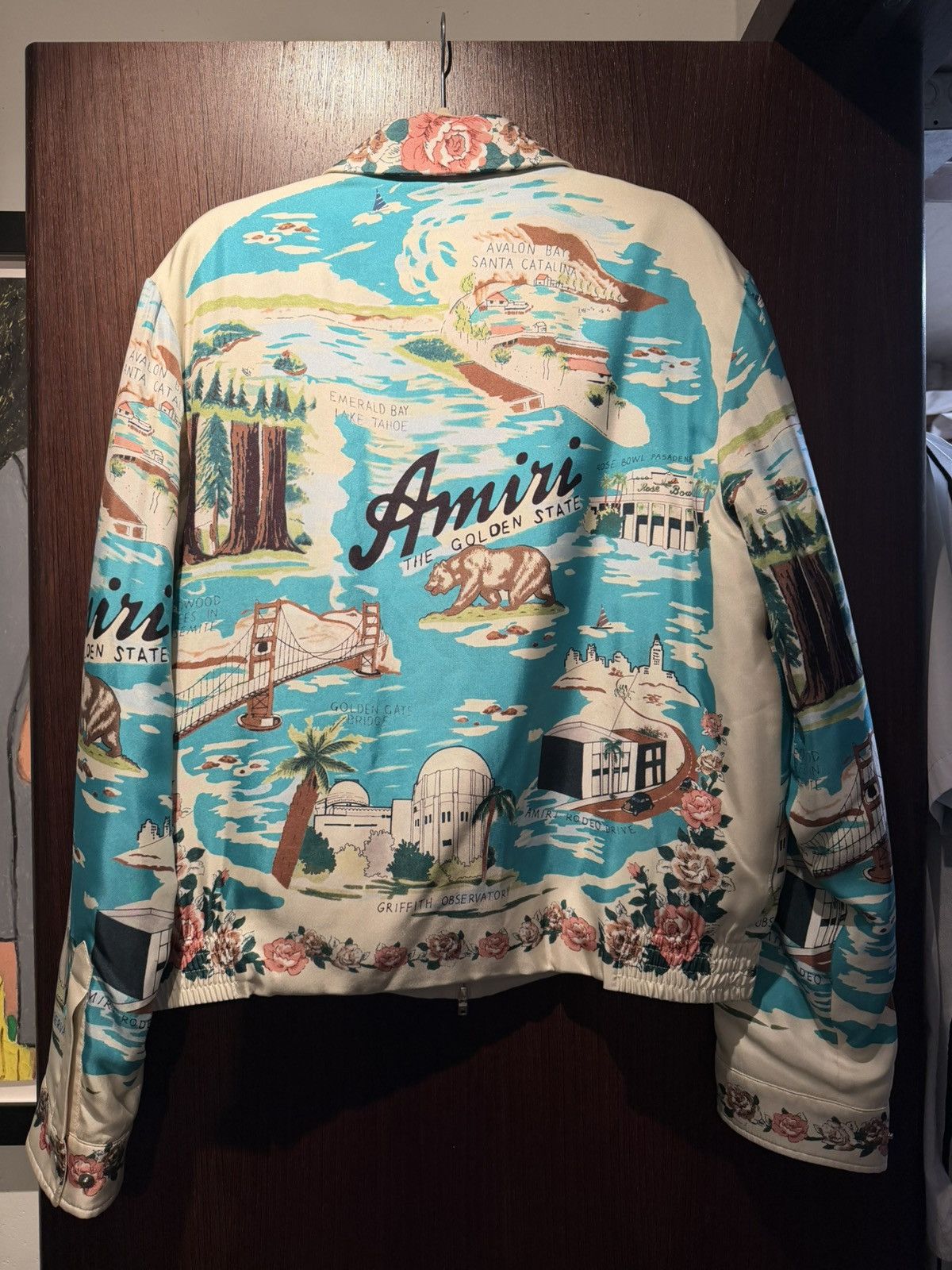 Amiri RUNWAY AMIRI - Silk Bomber Never Worn Size US L / EU 52-54 / 3 - 2 Thumbnail