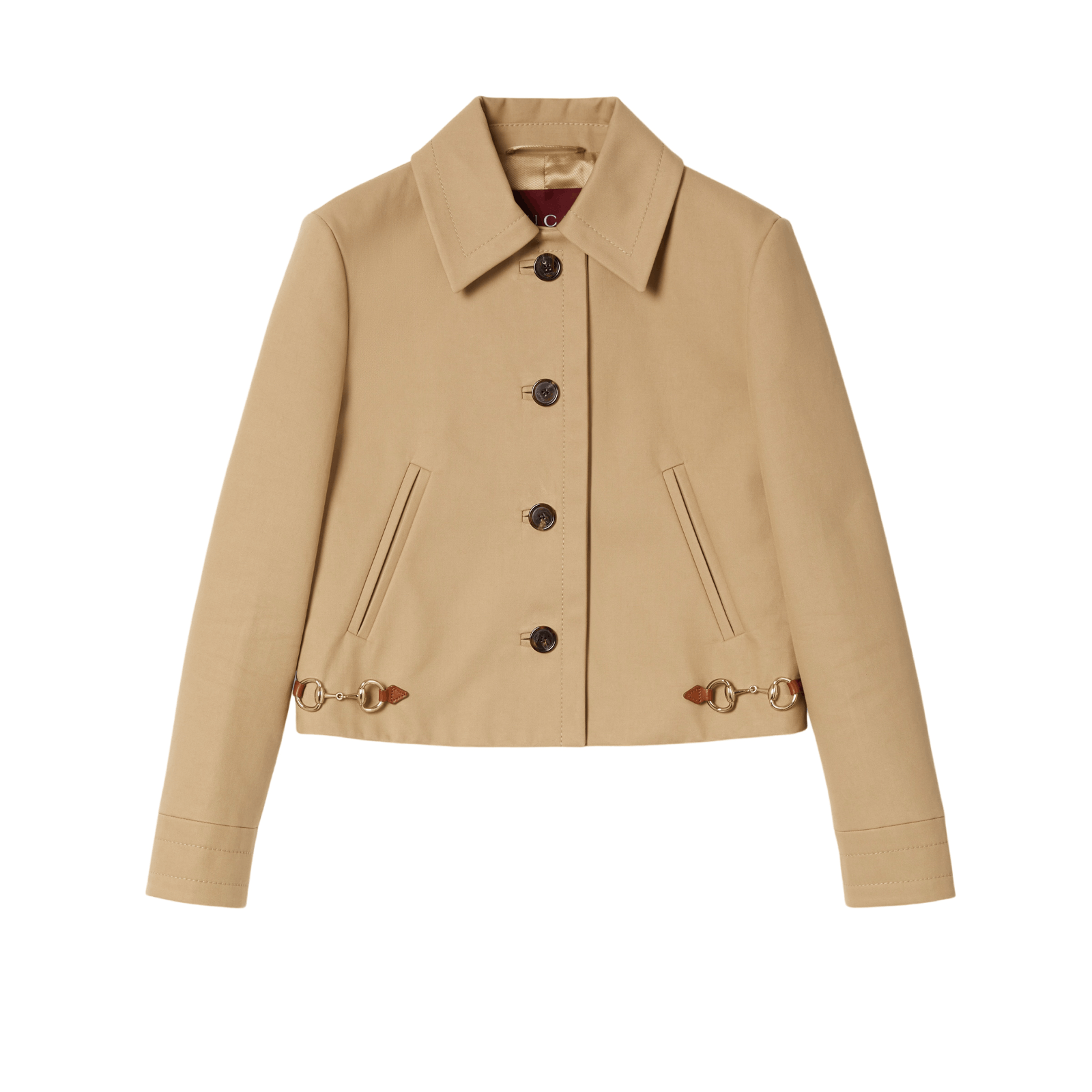Gucci GUCCI $3400 Beige Cotton Drill Jacket New & Authentic Size M / US 6-8 / IT 42-44 - 1 Thumbnail