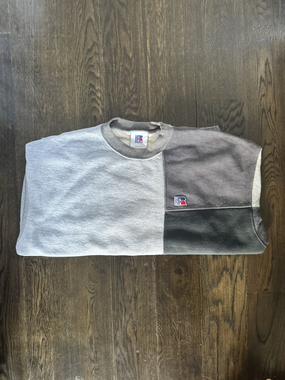 Kith 1 of 1 KITH x Russell Athletic Patchwork Crewneck Sweatshirt Size US M / EU 48-50 / 2 - 2 Thumbnail
