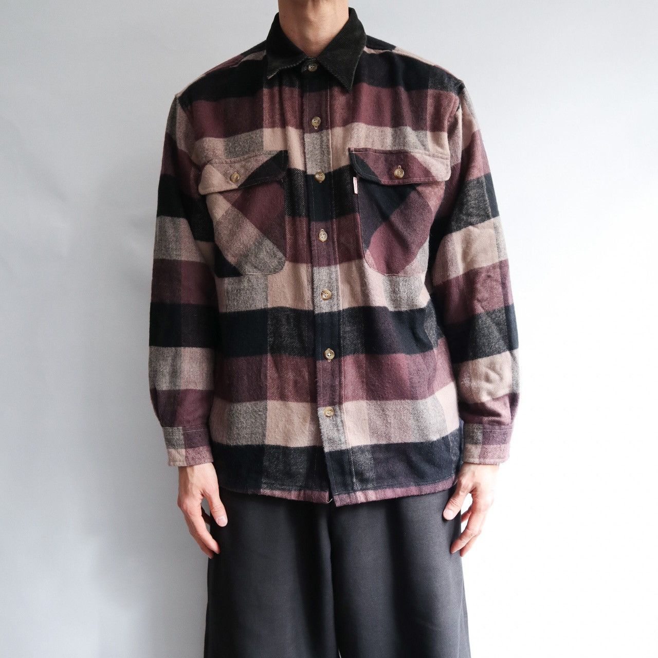 Budweiser × Vintage Vintage Budweiser switch collar check wool jacket Size US M / EU 48-50 / 2 - 4 Thumbnail