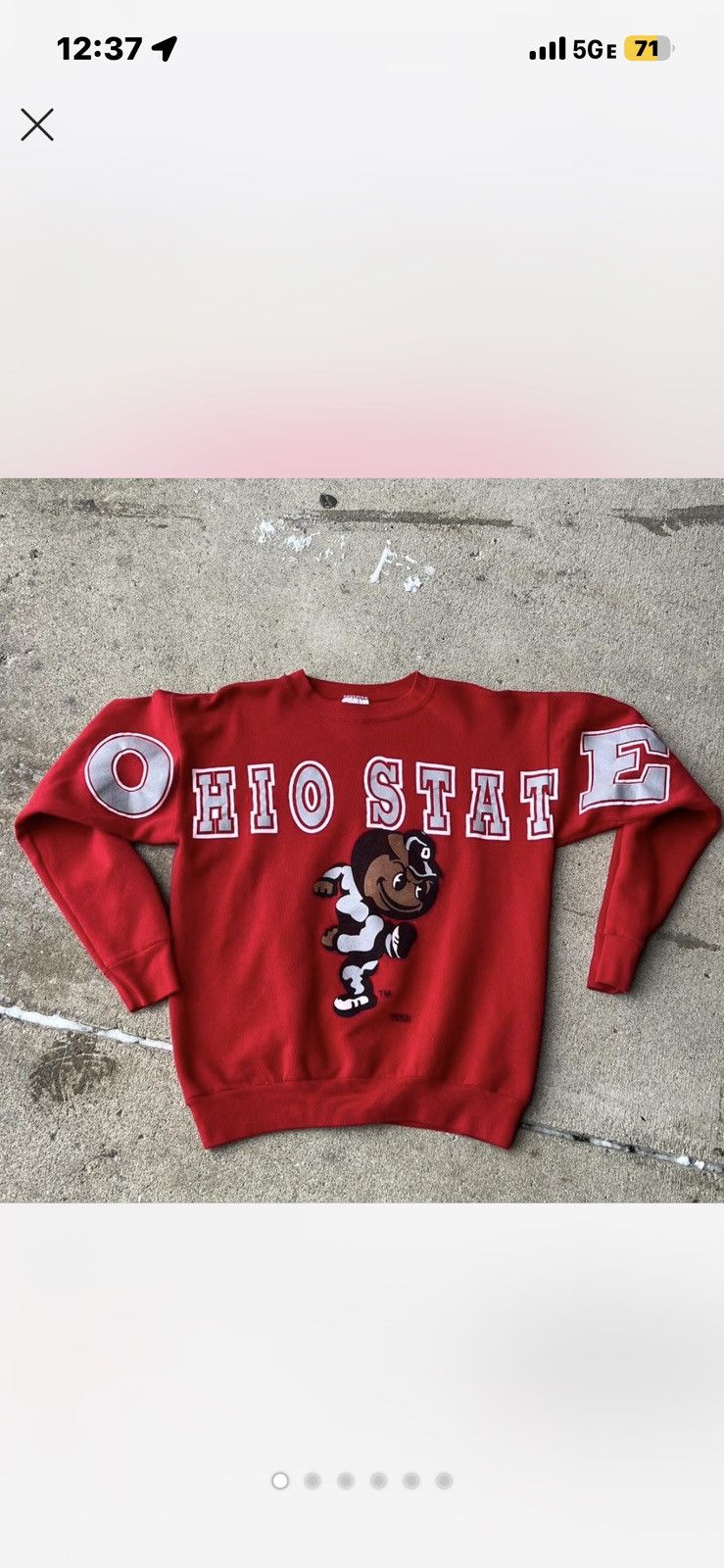 Other Vintage 90s Ohio State Buckeyes All over Print graphic. Size US L / EU 52-54 / 3 - 1 Thumbnail