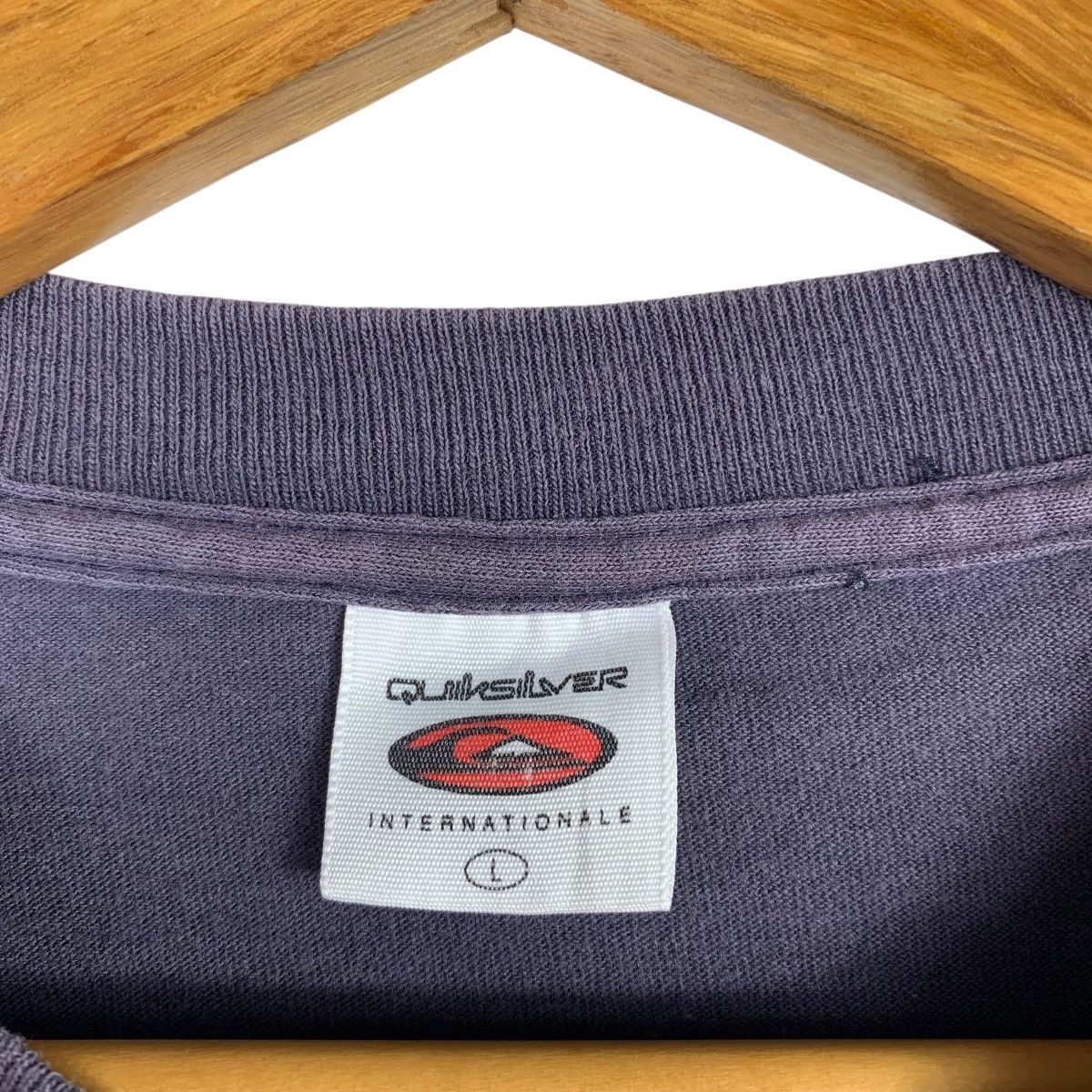 Quiksilver × Vintage Vintage QUIKSILVER Made In Usa Surfboard Surfing Big T-Shirt Size US L / EU 52-54 / 3 - 5 Thumbnail