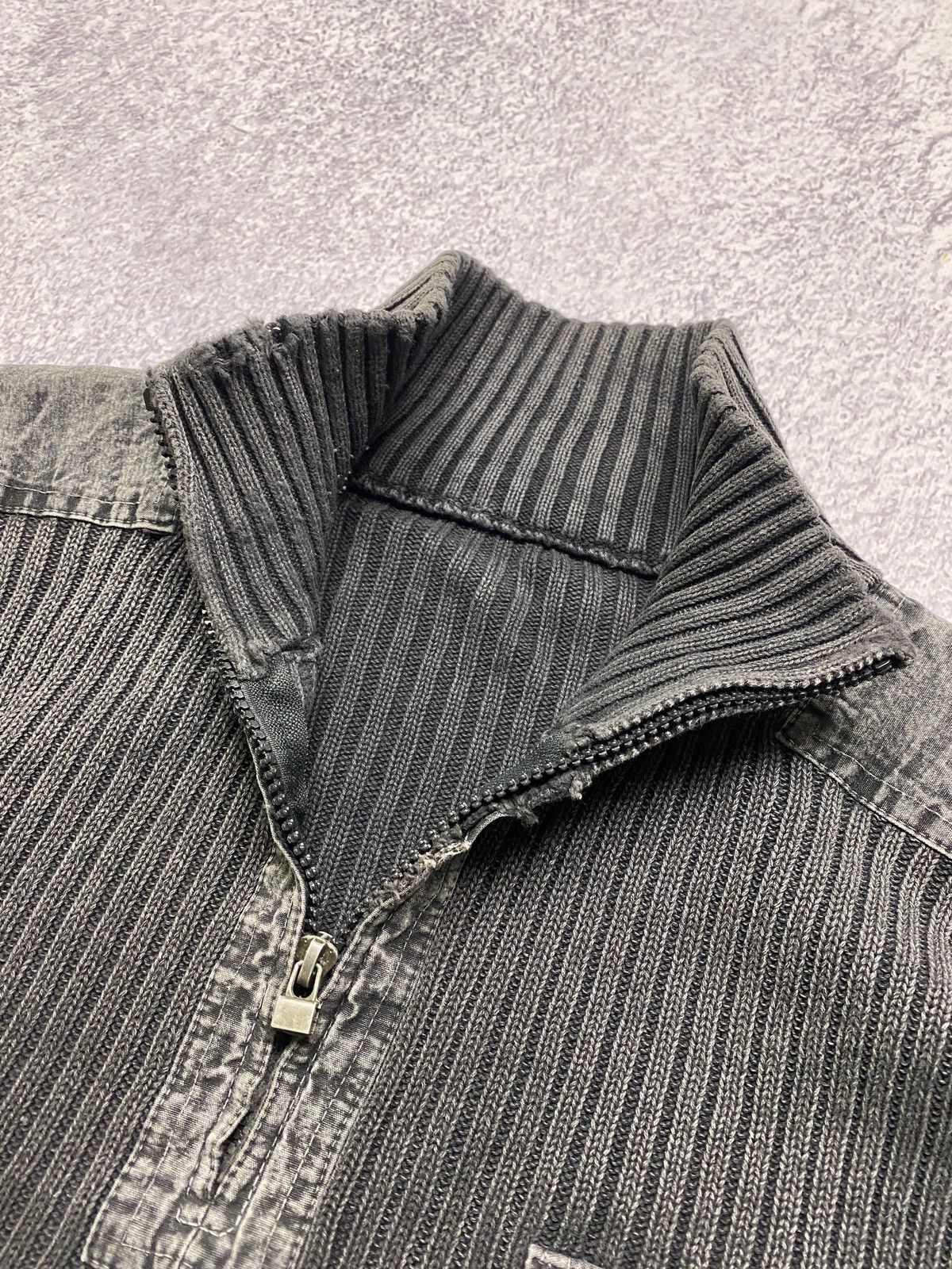 Japanese Brand Vintage Japanese Multi Pocket Knitted Sweater Avantgarde Y2K Size US M / EU 48-50 / 2 - 6 Thumbnail