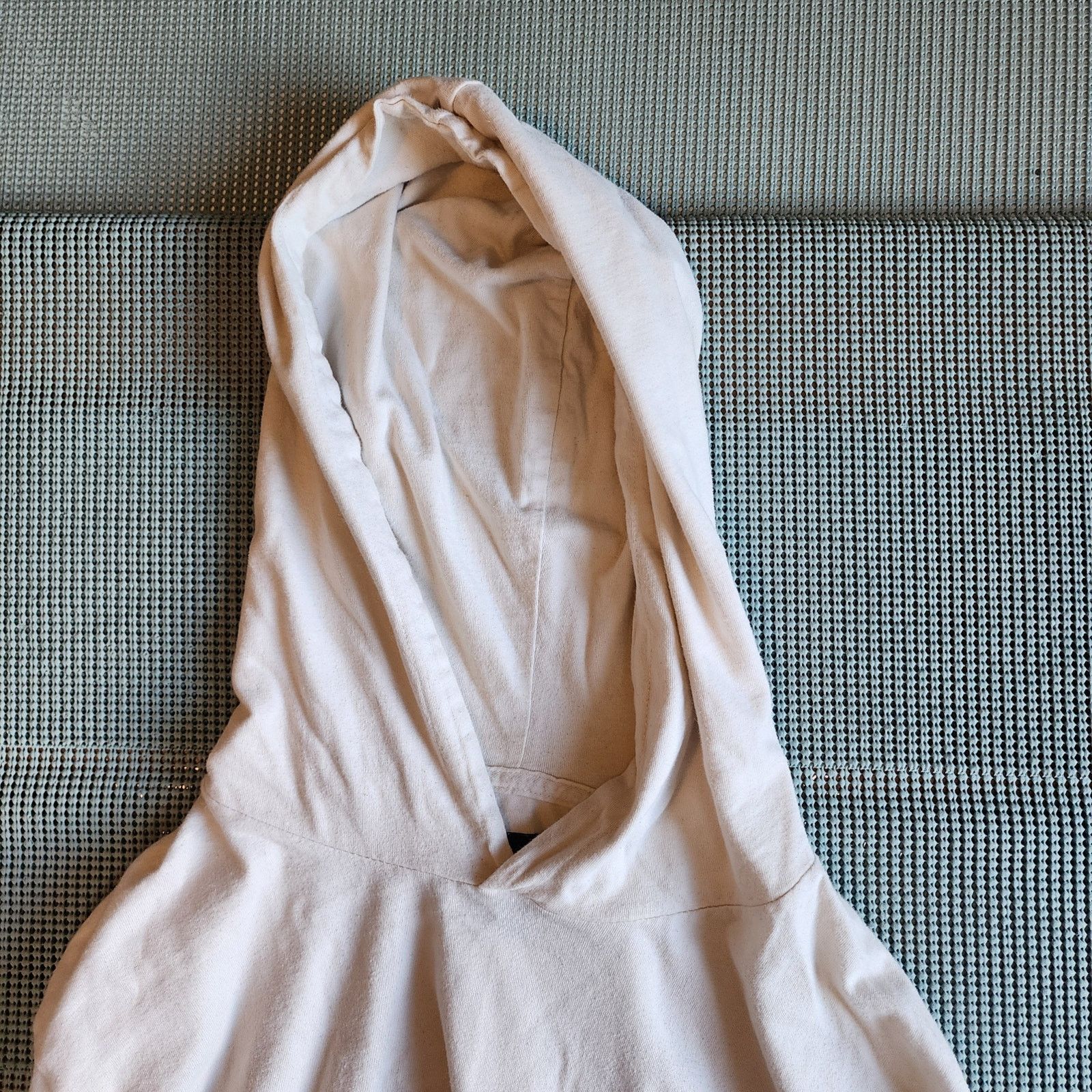 Vans Vans Men's Large White Hoodie Lightweight Checkered Sleeves Size US L / EU 52-54 / 3 - 5 Thumbnail
