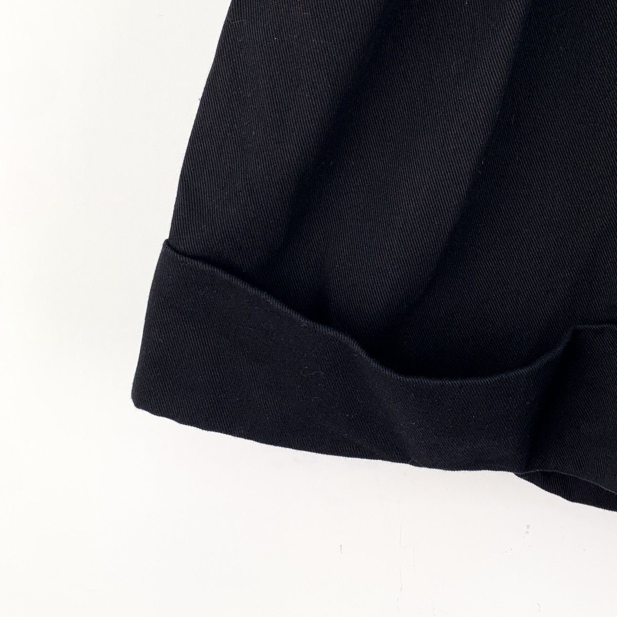Miu Miu Miu Miu Black Logo Letter Embroidered Cotton Denim Shorts Size 28" / US 6 / IT 42 - 4 Thumbnail