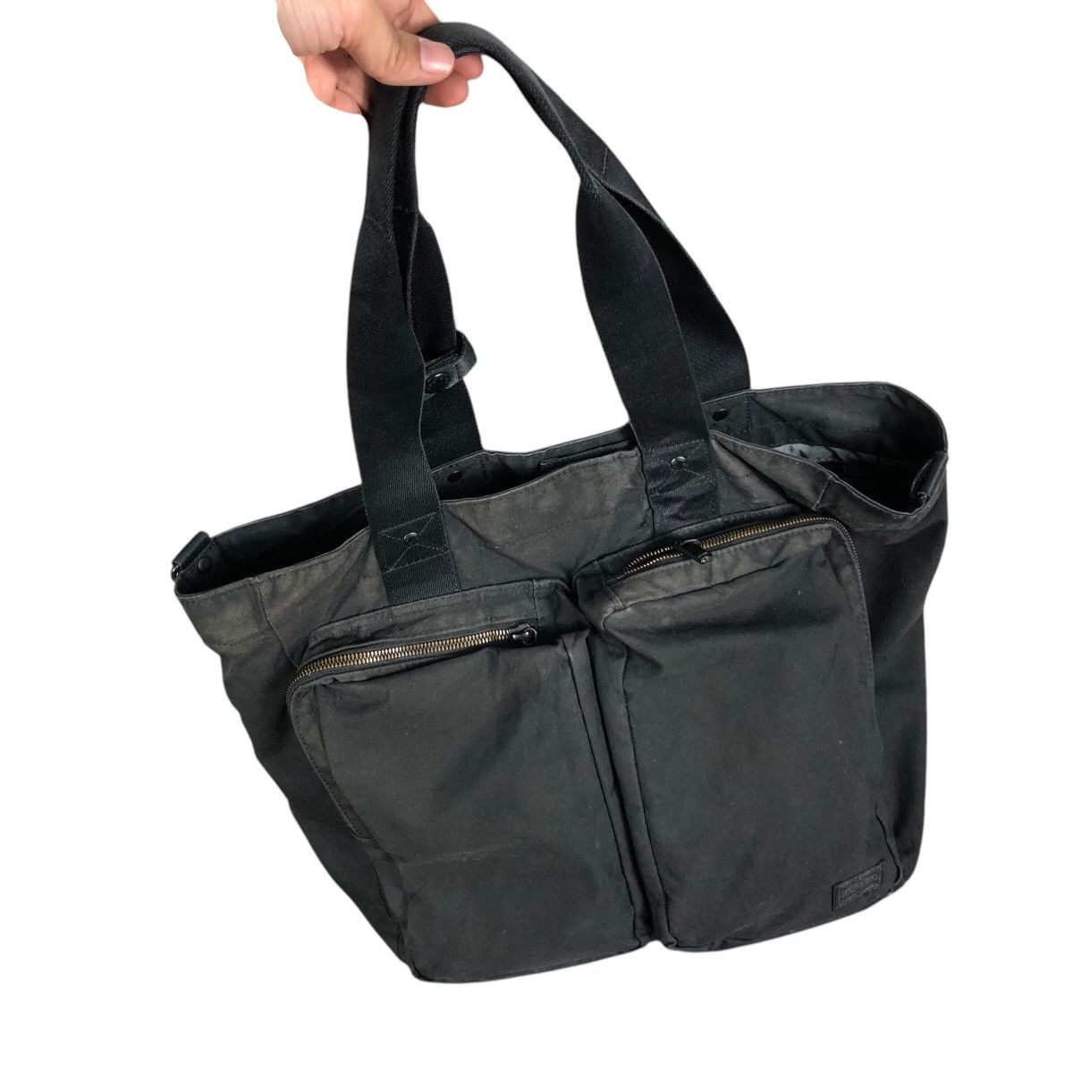 Japanese Brand × Porter 📌Vintage Porter Tote Bag Hand Carry Duck Canvas Size ONE SIZE - 12 Thumbnail