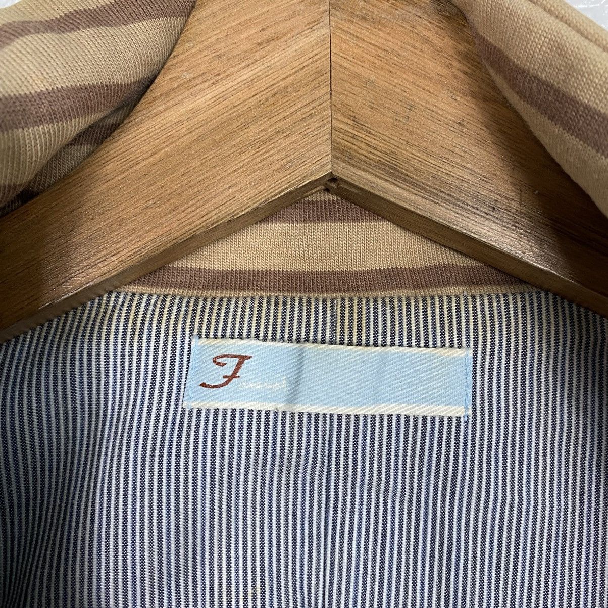 Japanese Brand 📌Vintage Striped Cardigan Bomber Boston Nine Issey Miyake Size US M / EU 48-50 / 2 - 20 Thumbnail