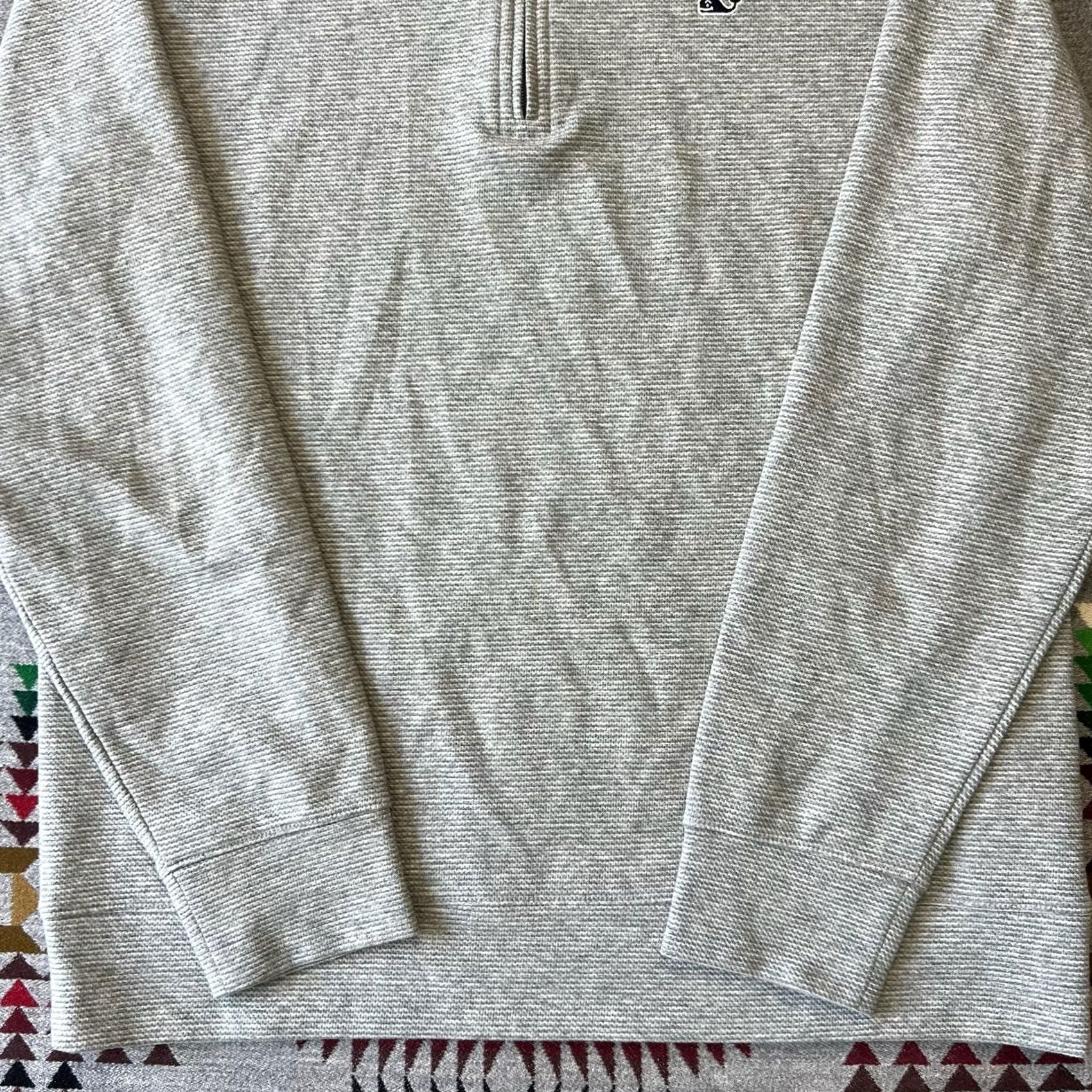 Vineyard Vines Vineyard Vines Performance Pullover 1/4 Zip Mens M Gray Long Sleeve Gym C3 Size US M / EU 48-50 / 2 - 7 Thumbnail
