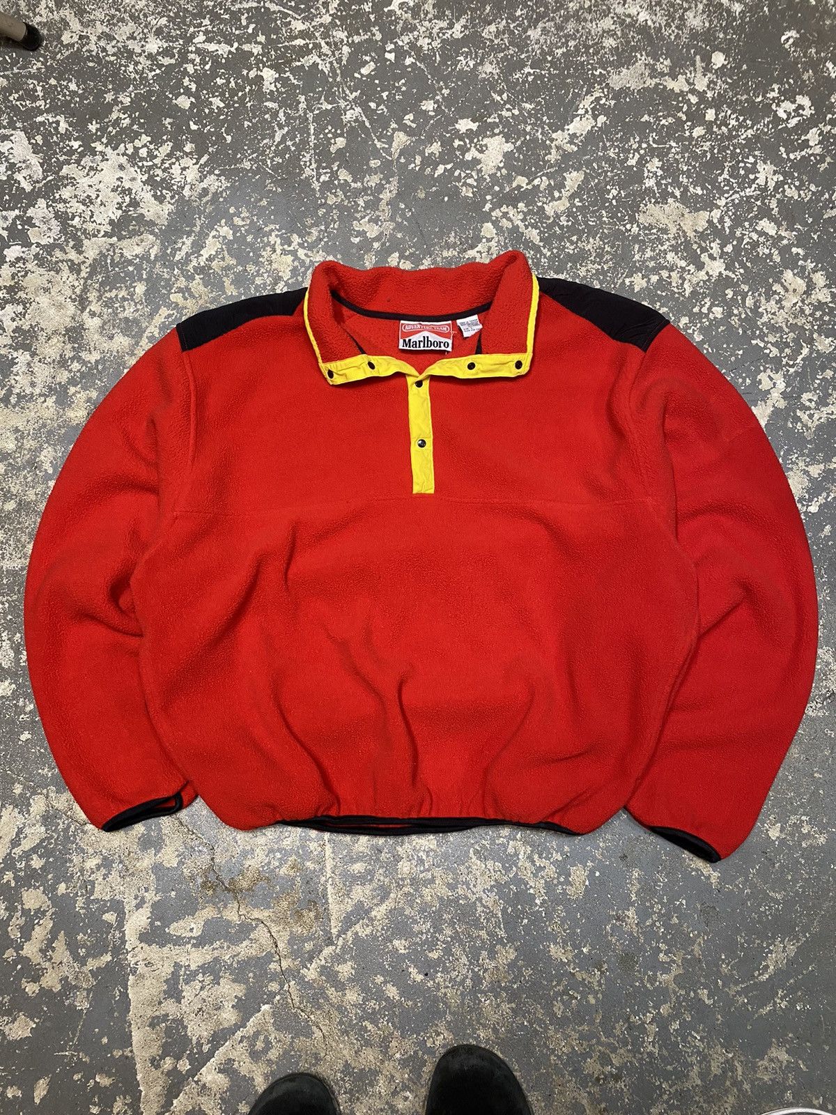 Marlboro Vintage Marlboro Unlimited Synchilla Botton Snap Fleece Size US L / EU 52-54 / 3 - 1 Thumbnail