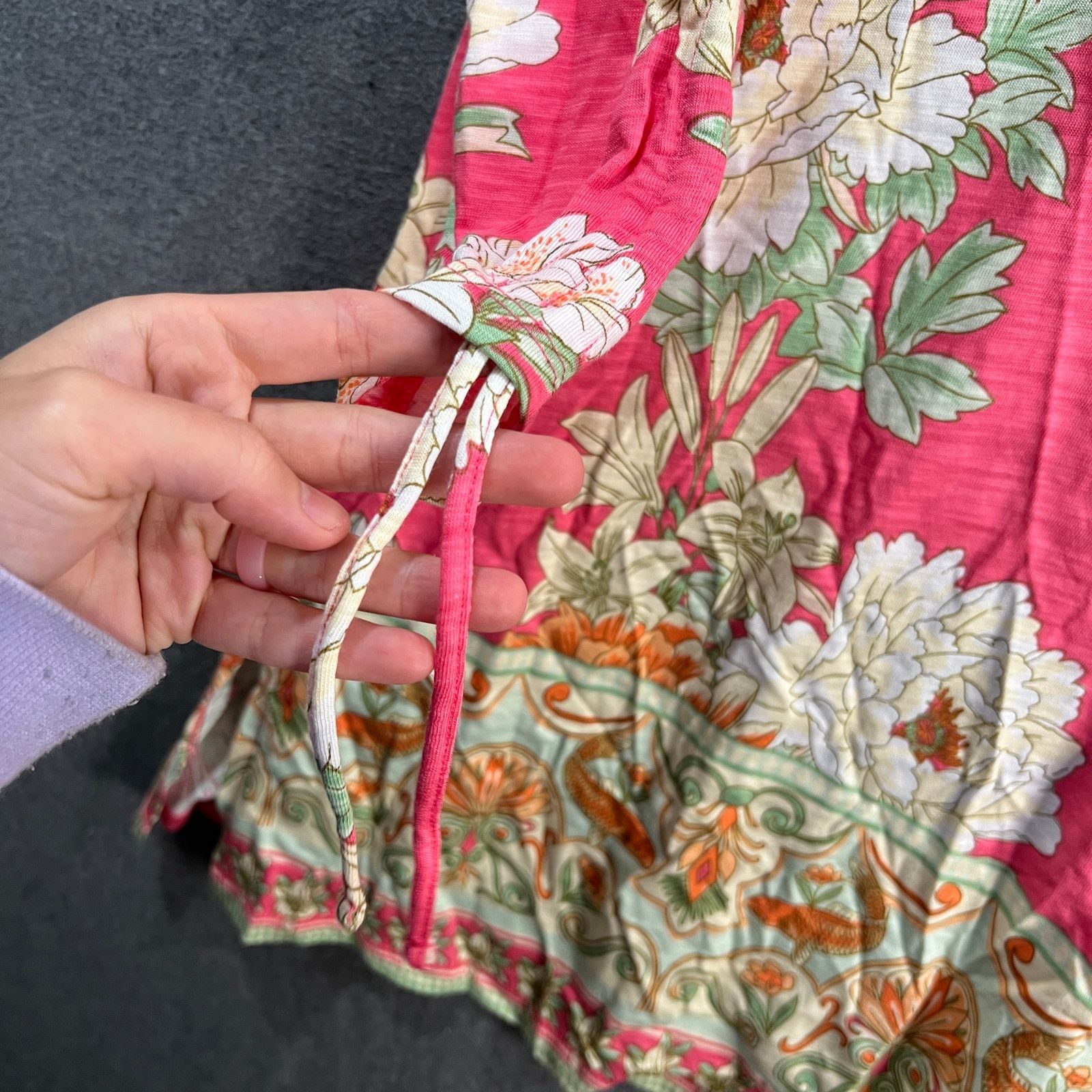 Other Belle by Kim Gravel Slub Knit Don't Be Koi Printed Duster Size XXS / US 00 / IT 34 - 12 Thumbnail