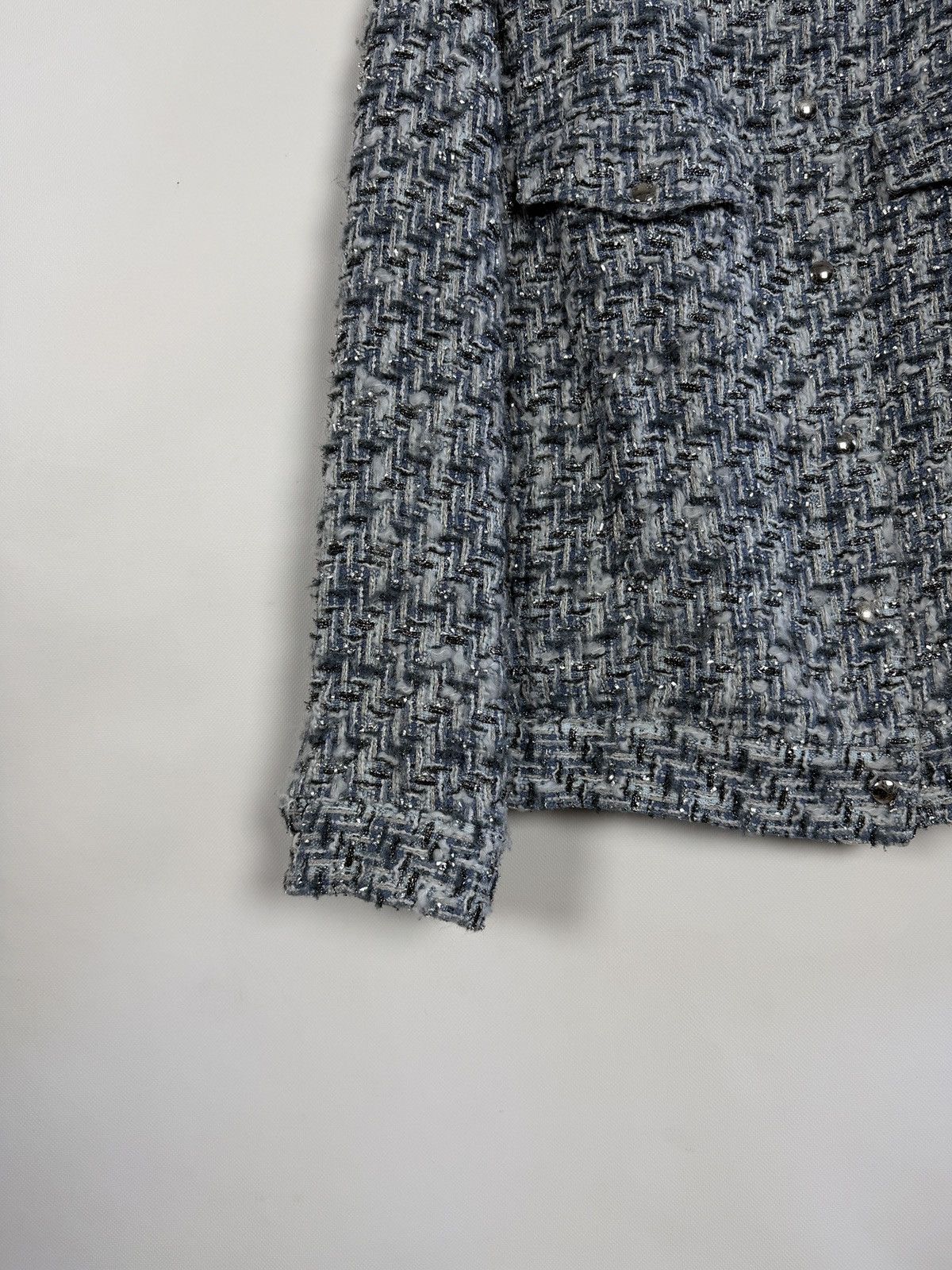 Iro IRO Paris Blazer Jacket Aeromusic Metallic Thread Size 18 Size XL / US 12-14 / IT 48-50 - 4 Thumbnail