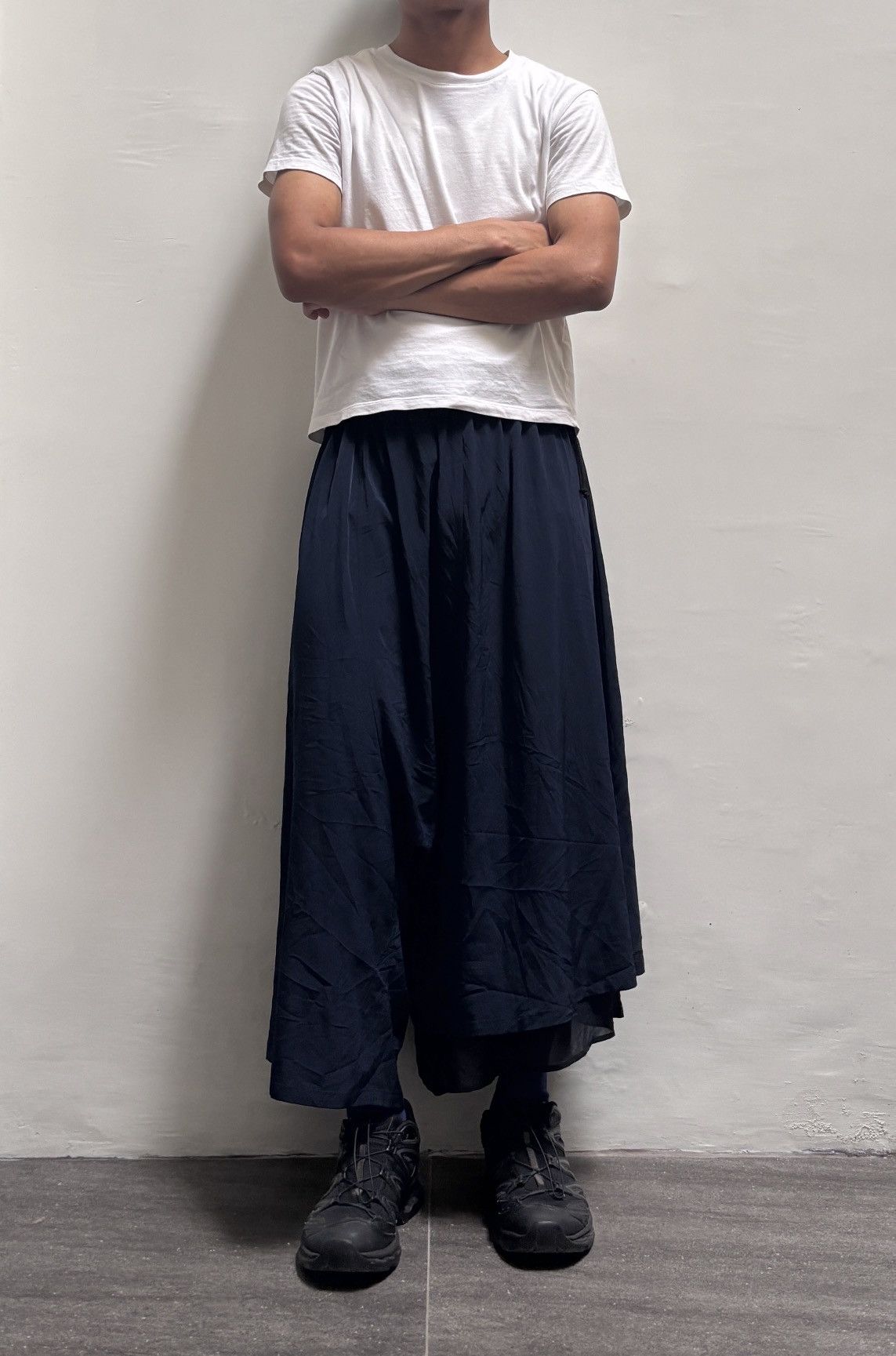 Yohji Yamamoto Yohji Assymetrical Hybrid Skirt/Pants Size US 31 - 2 Thumbnail