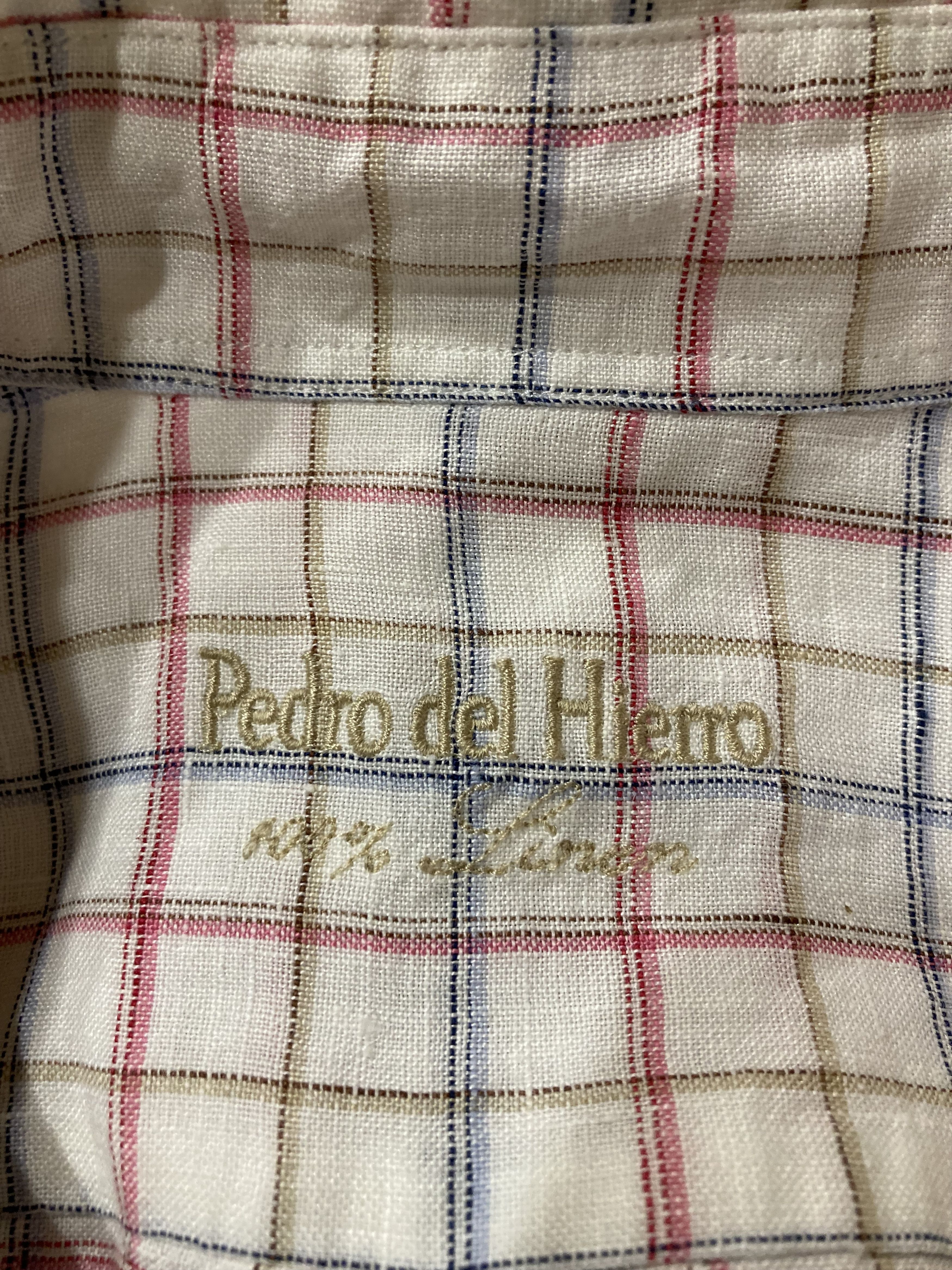 Other Vintage Pedro del Hierro Linen Button Down Shirt Size US L / EU 52-54 / 3 - 3 Thumbnail