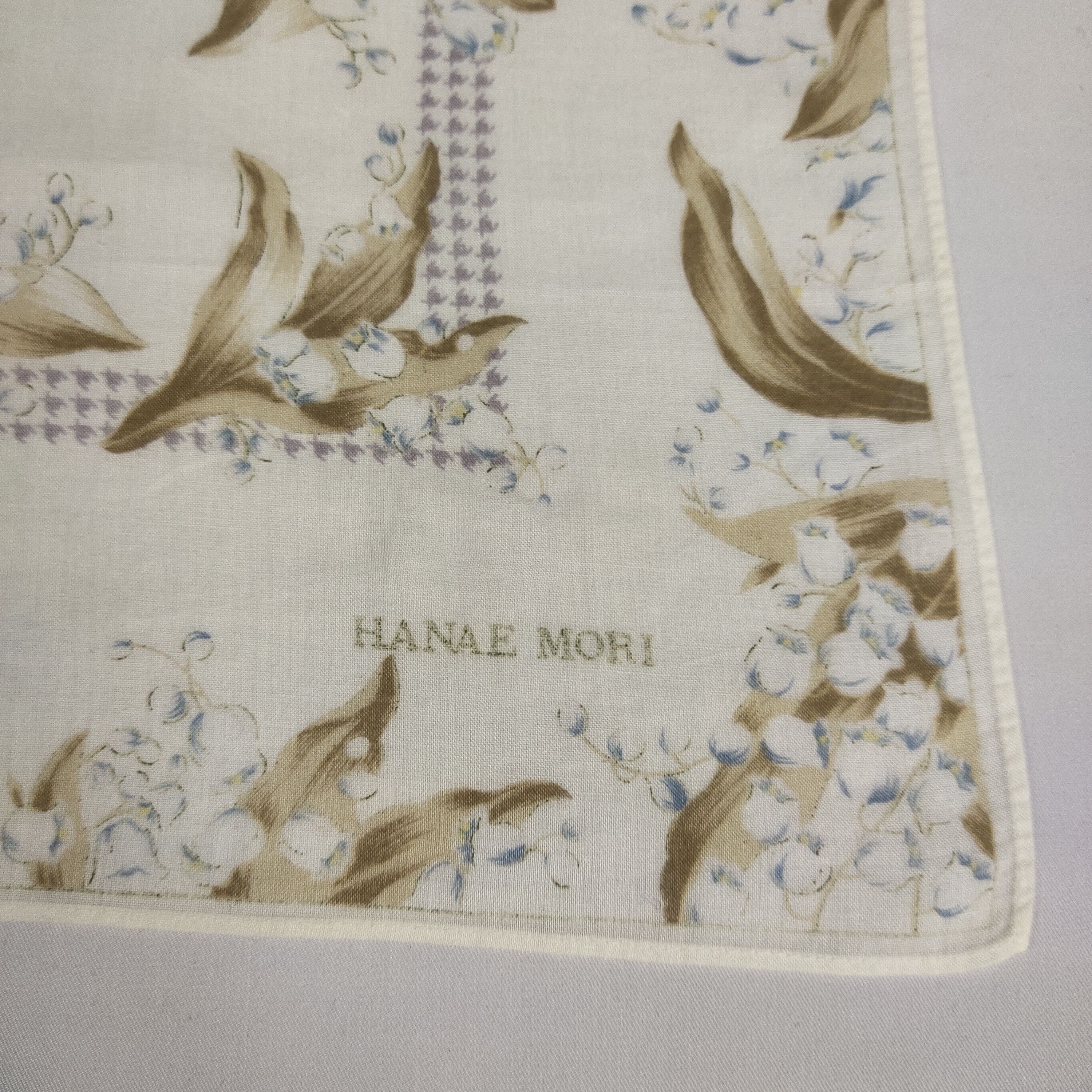 Hanae Mori × Vintage Hanae Mori Handkerchief / Neckerchief / Bandana FZ349 Size ONE SIZE - 5 Thumbnail