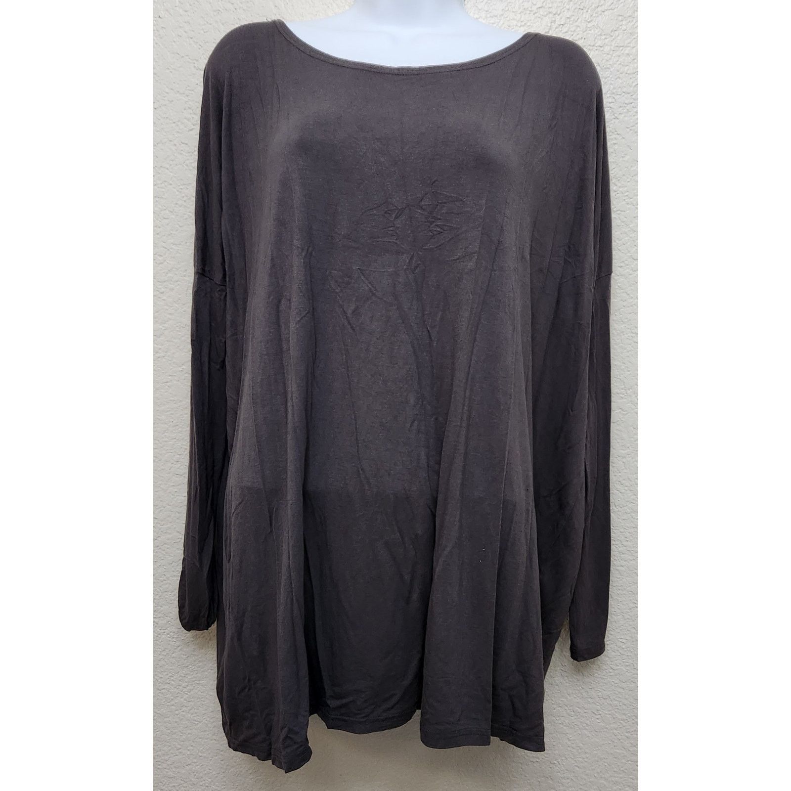 Other Piko 1988 Gray Round Neck Drop Shoulder Long Sleeves Top L Size L / US 10 / IT 46 - 1 Thumbnail