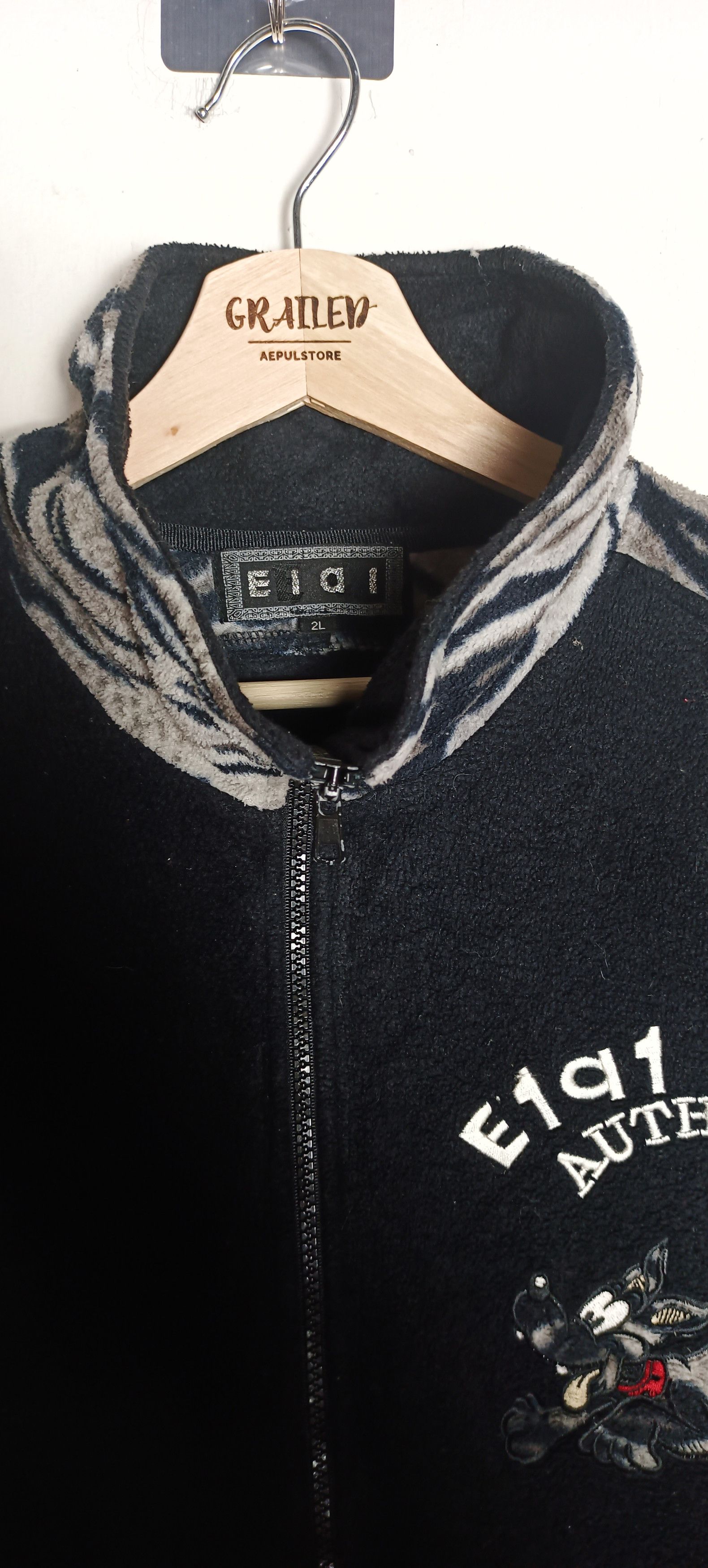 Other Vintage E 1a1 authority Fleece Jacket Size US XXL / EU 58 / 5 - 5 Thumbnail