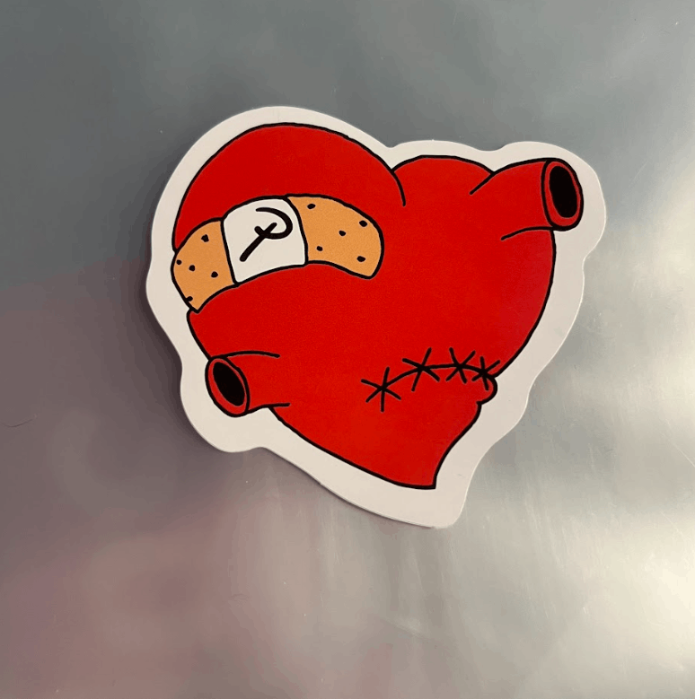 Patta Patta Heart Sticker Size ONE SIZE - 2 Thumbnail