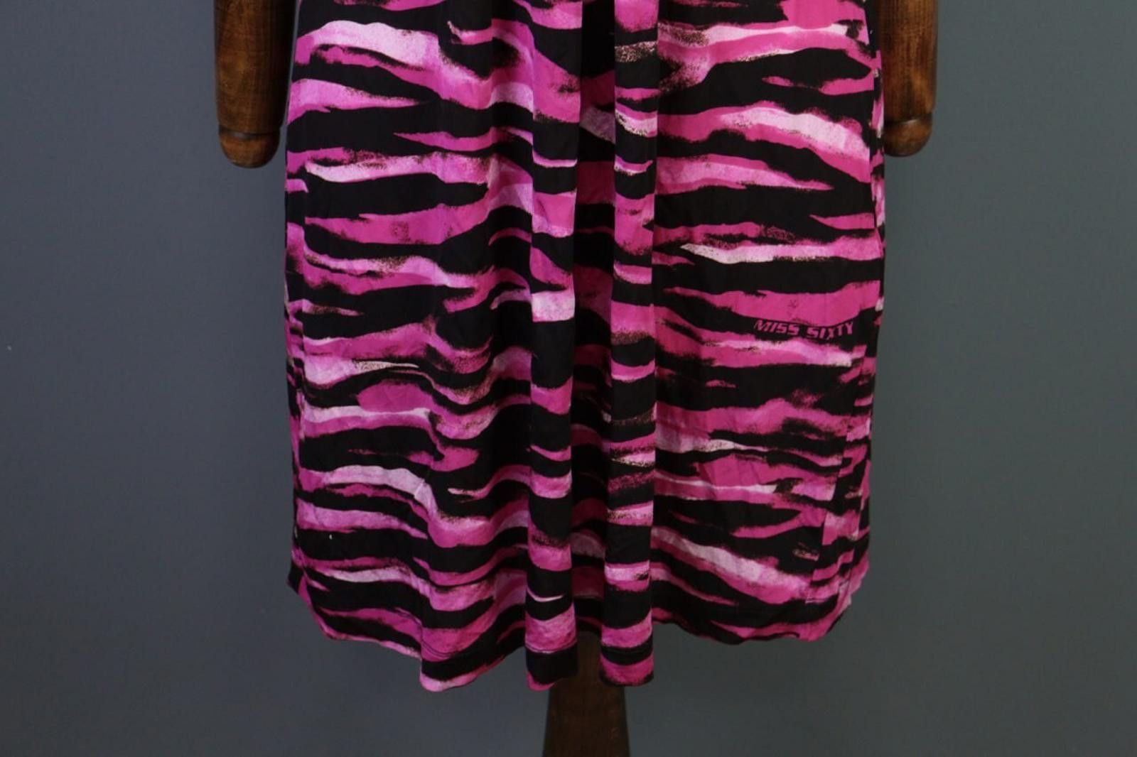 Designer Miss Sixty Multicolor Bodycon Tank A-Line Dress Size XS Size XS / US 0-2 / IT 36-38 - 5 Thumbnail