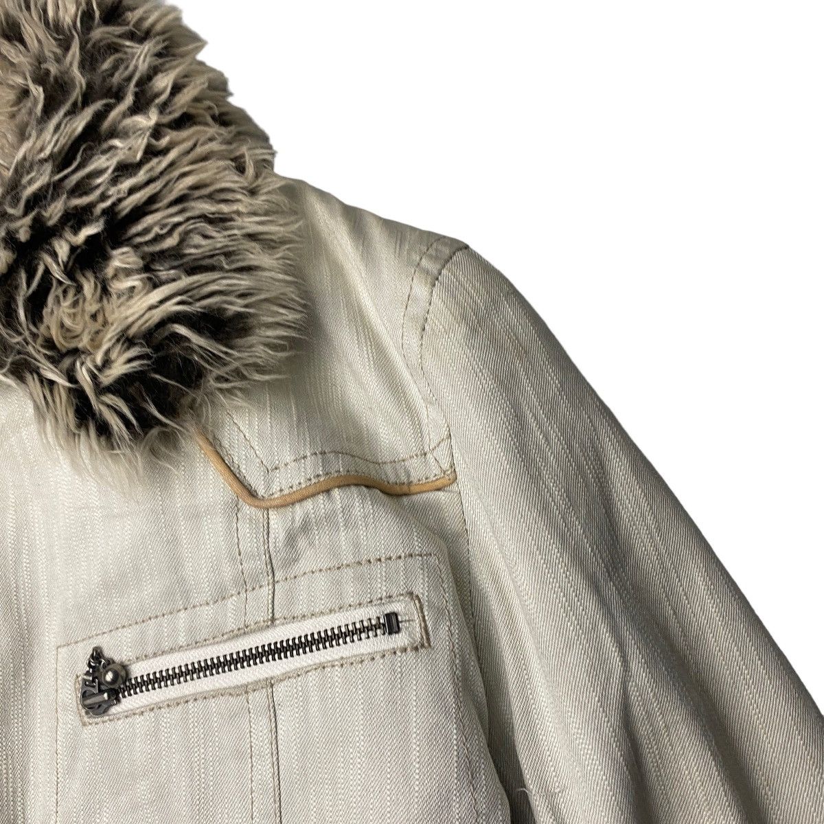 If Six Was Nine 2000's Crazy Fur Nicole Club Jacket Lgb Style Size US L / EU 52-54 / 3 - 7 Thumbnail