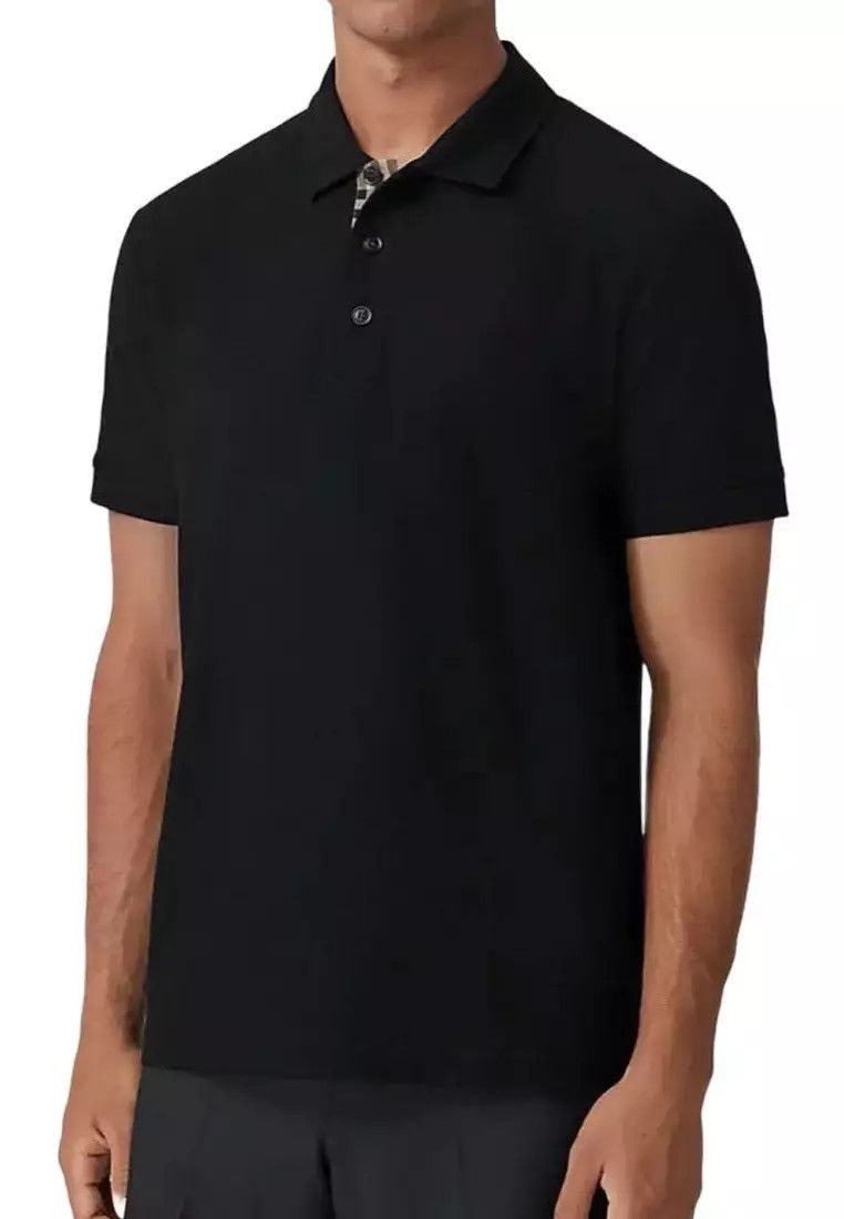 Burberry o1w1db10326 Hartford Polo Shirt in Black Size US XXL / EU 58 / 5 - 2 Thumbnail