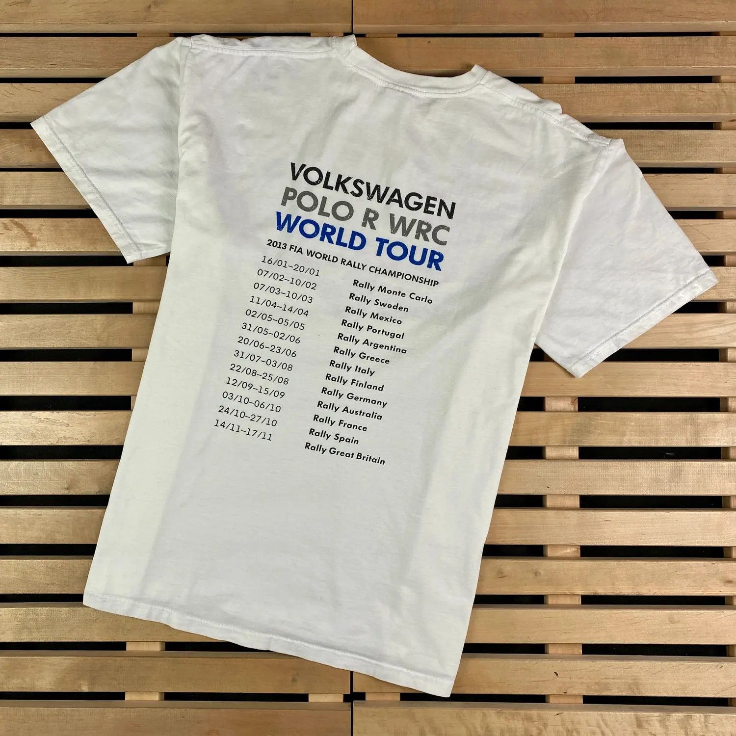 Vintage Vintage T Shirt Volkswagen Golf GTI Racing Tour Size XL Size US XL / EU 56 / 4 - 7 Thumbnail