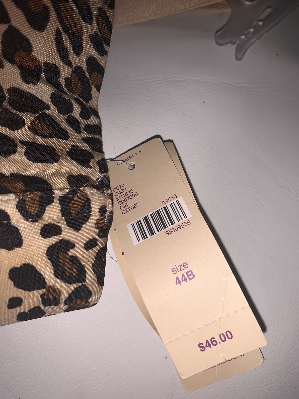 Other NWT Cacique Intimate Leopard Print Push Up Strapless Bra! Si Size ONE SIZE - 2 Thumbnail