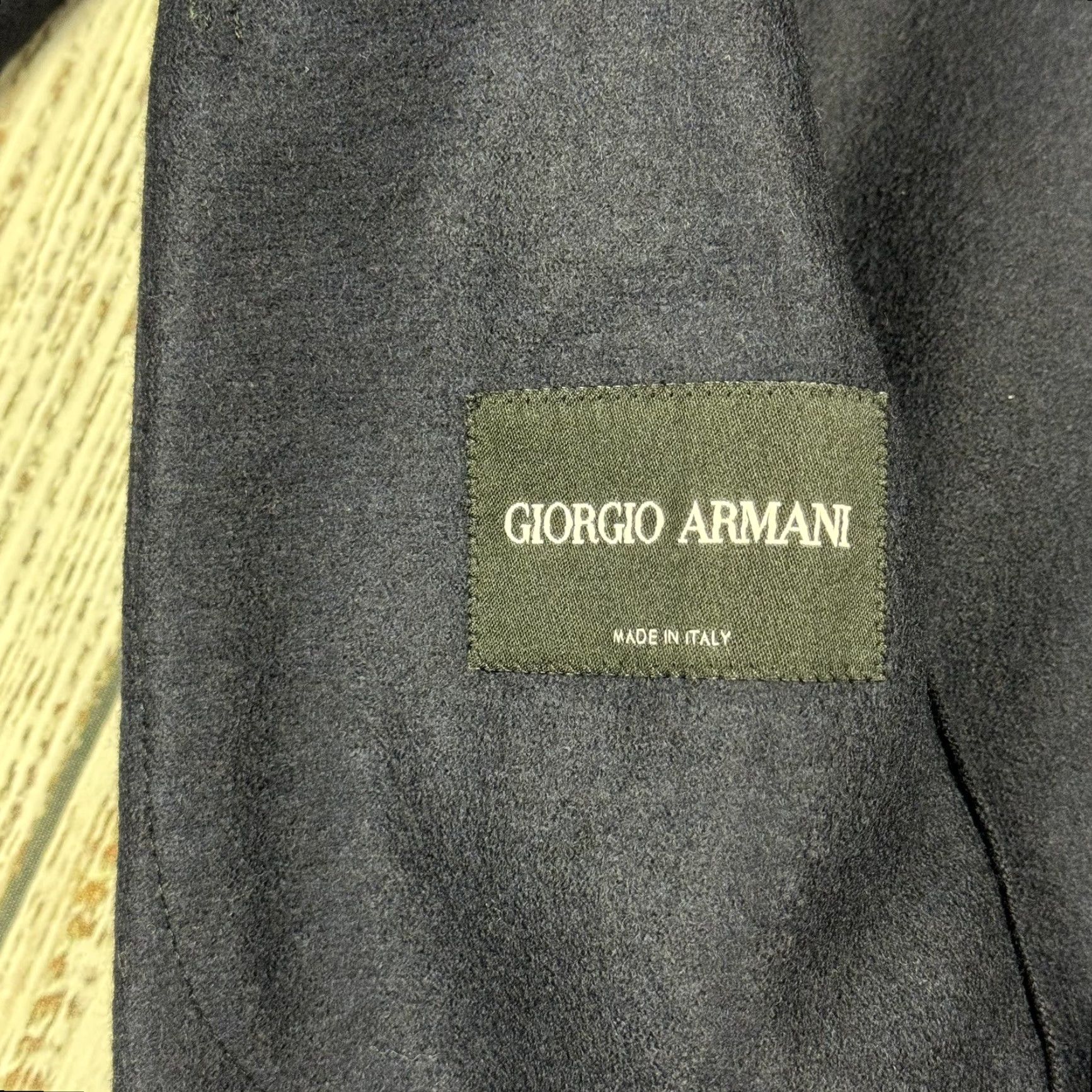 Giorgio Armani GIORGIO ARMANI JACKET BLOUSON ITALY NAVY WOOL UNSTRUCTURED 44 US NWT Size US S / EU 44-46 / 1 - 7 Thumbnail