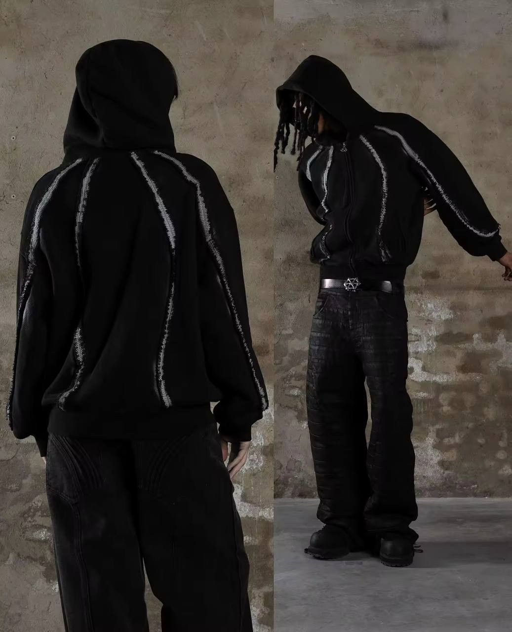 Japanese Brand × Vintage designer limited edition zip hoodie Size US L / EU 52-54 / 3 - 3 Thumbnail