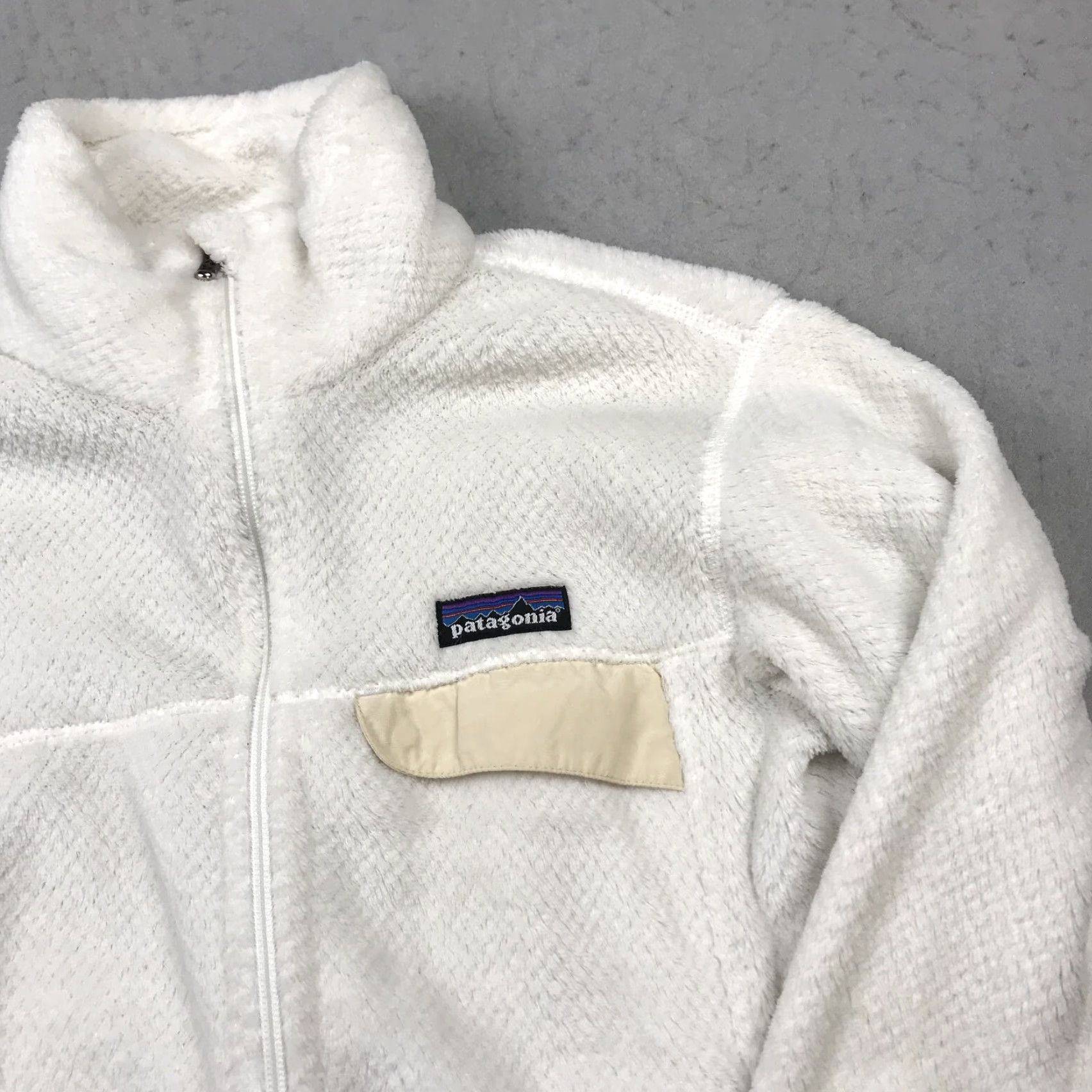 Patagonia Patagonia Jacket Womens Small Ivory Beige Purple Re Tool Zip Fleece Outdoor Size S / US 4 / IT 40 - 3 Thumbnail
