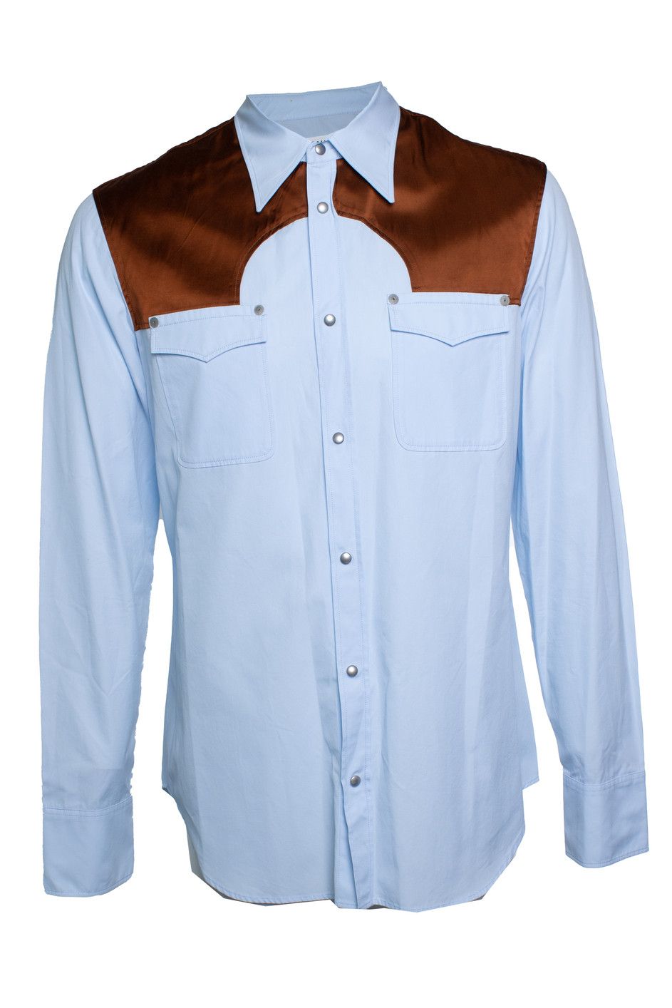 Maison Margiela Maison Margiela, blue western shirt Size US L / EU 52-54 / 3 - 1 Thumbnail