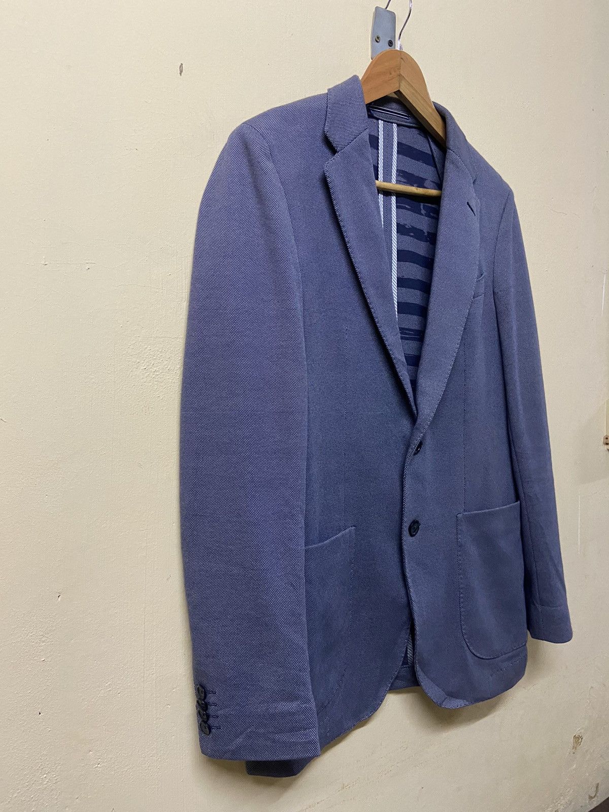 Tommy Hilfiger Tommy Hilfiger Blazer Blue Tweed Size US M / EU 48-50 / 2 - 2 Thumbnail