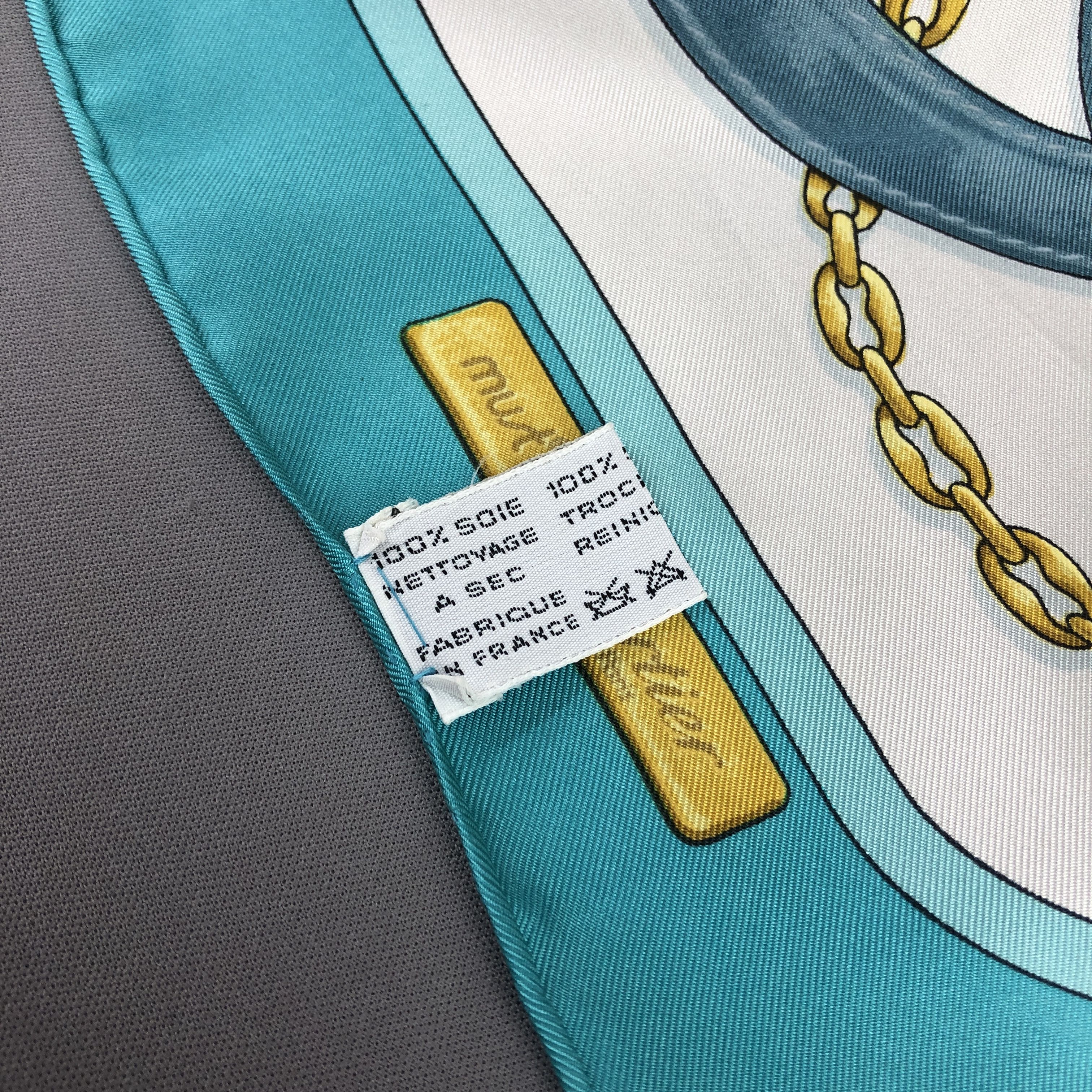 Cartier × Vintage Vintage Cartier SILK Scarf Twill Stole Wraps Scarves Size ONE SIZE - 19 Thumbnail
